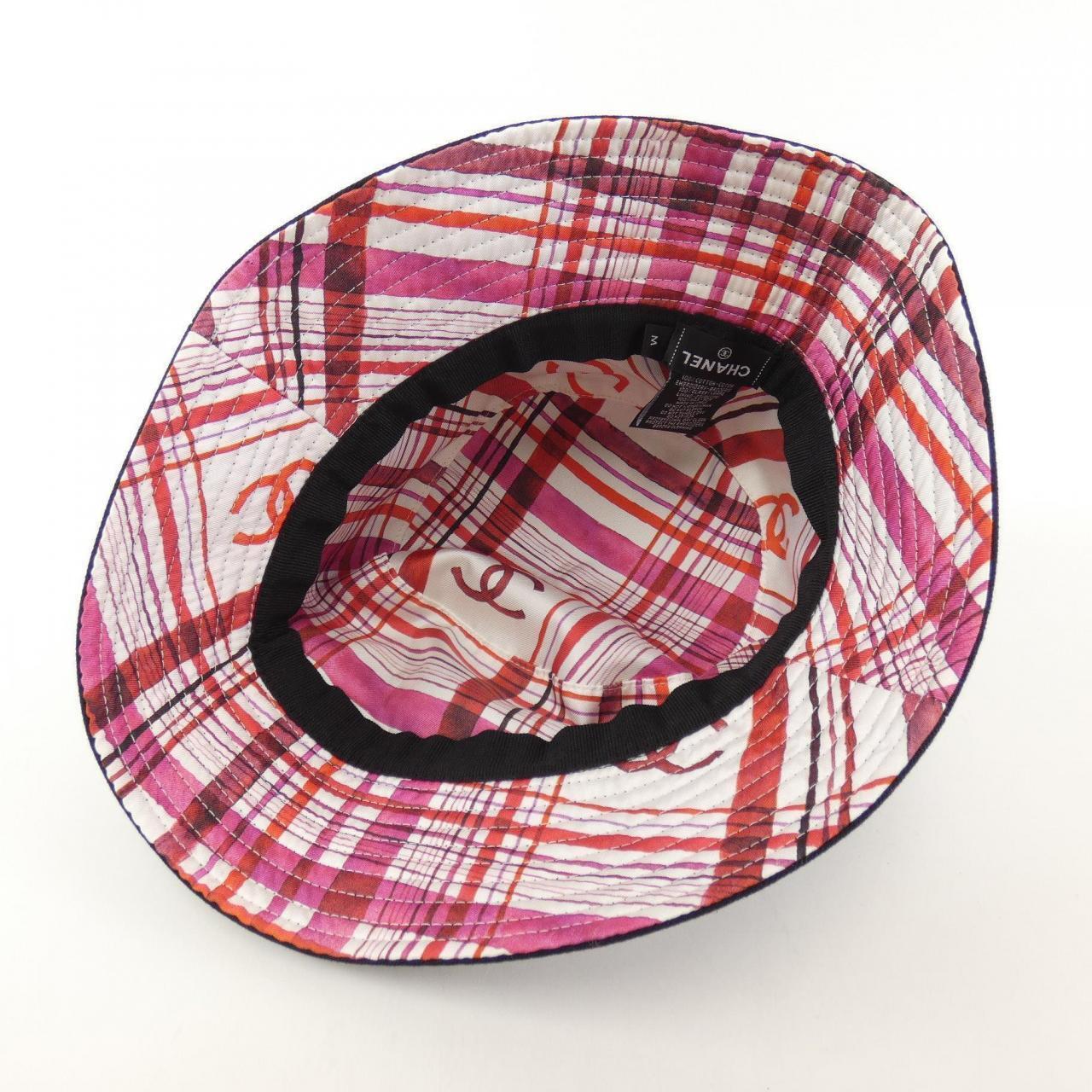 CHANEL CC CANVAS BUCKET HAT