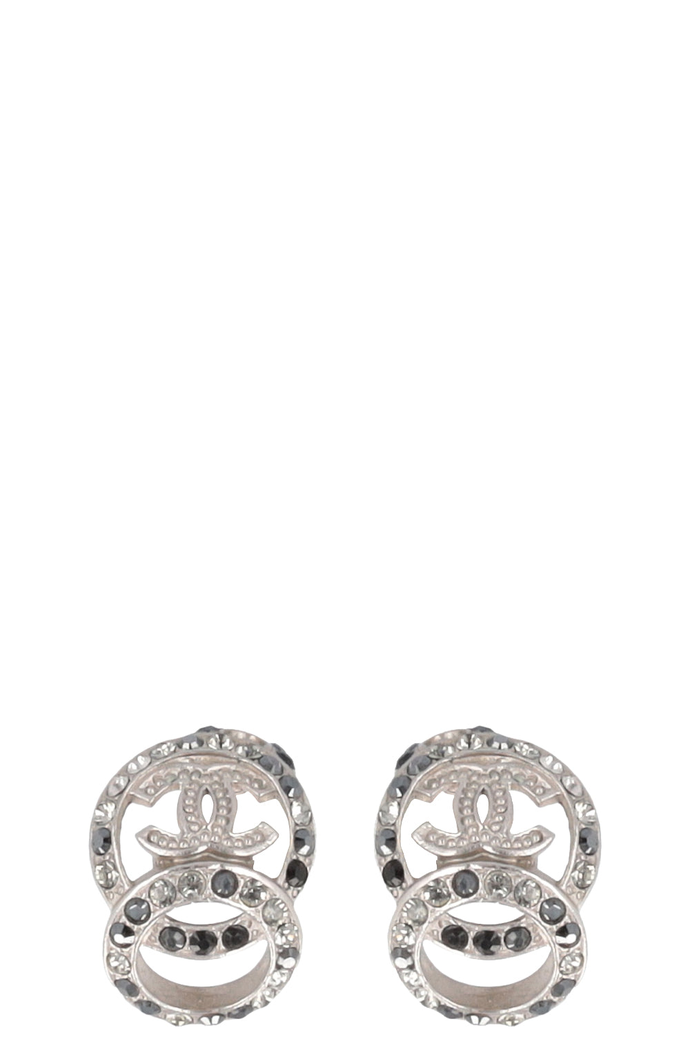 CHANEL 2015 CC Earrings Crystals