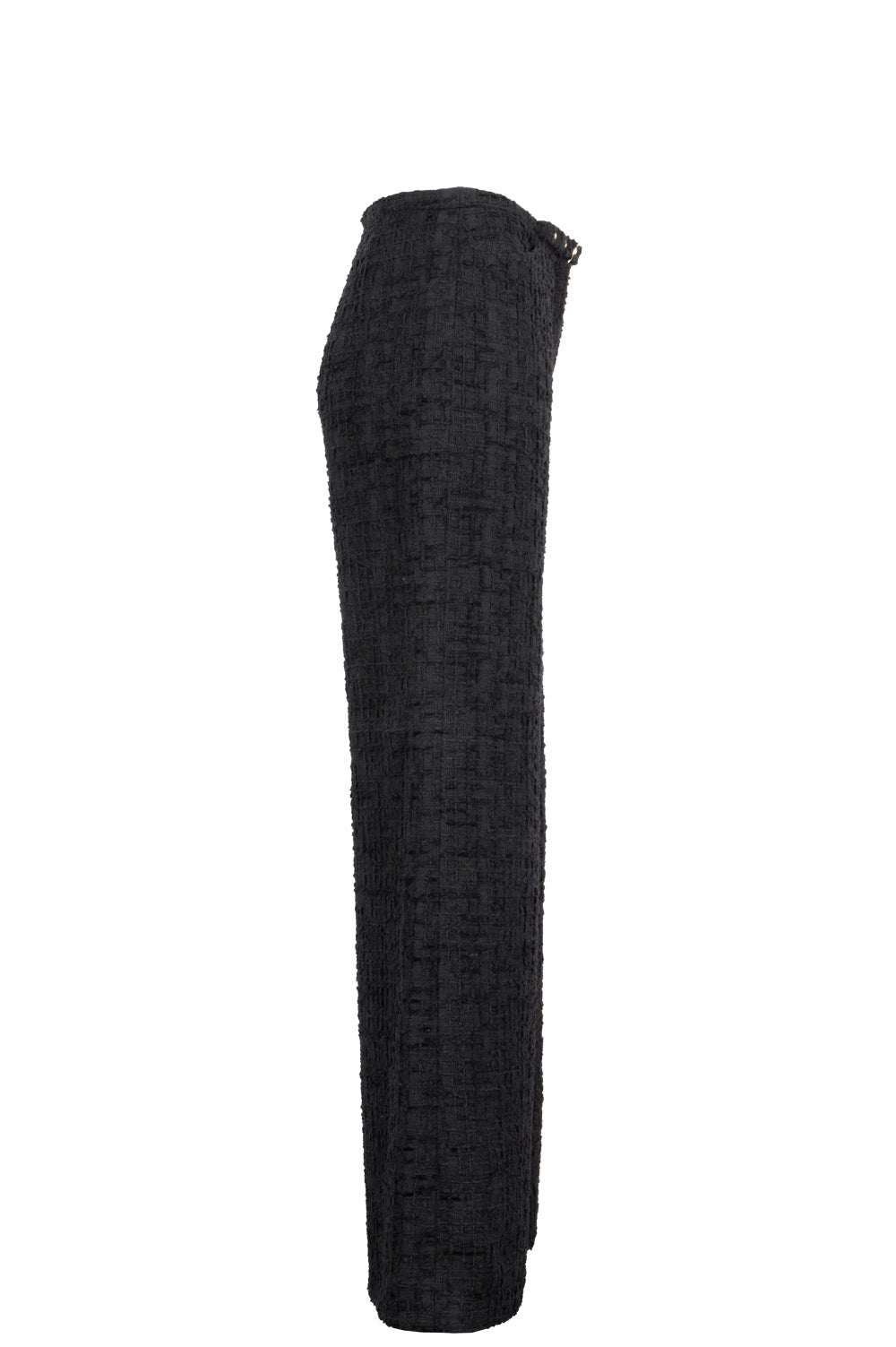 CHANEL 2022 Tweed Pants Black