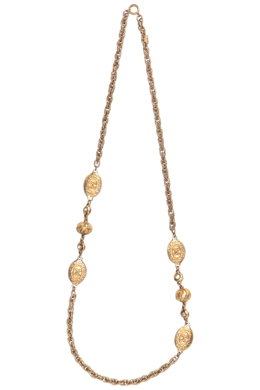 CHANEL   Necklace with Crystals