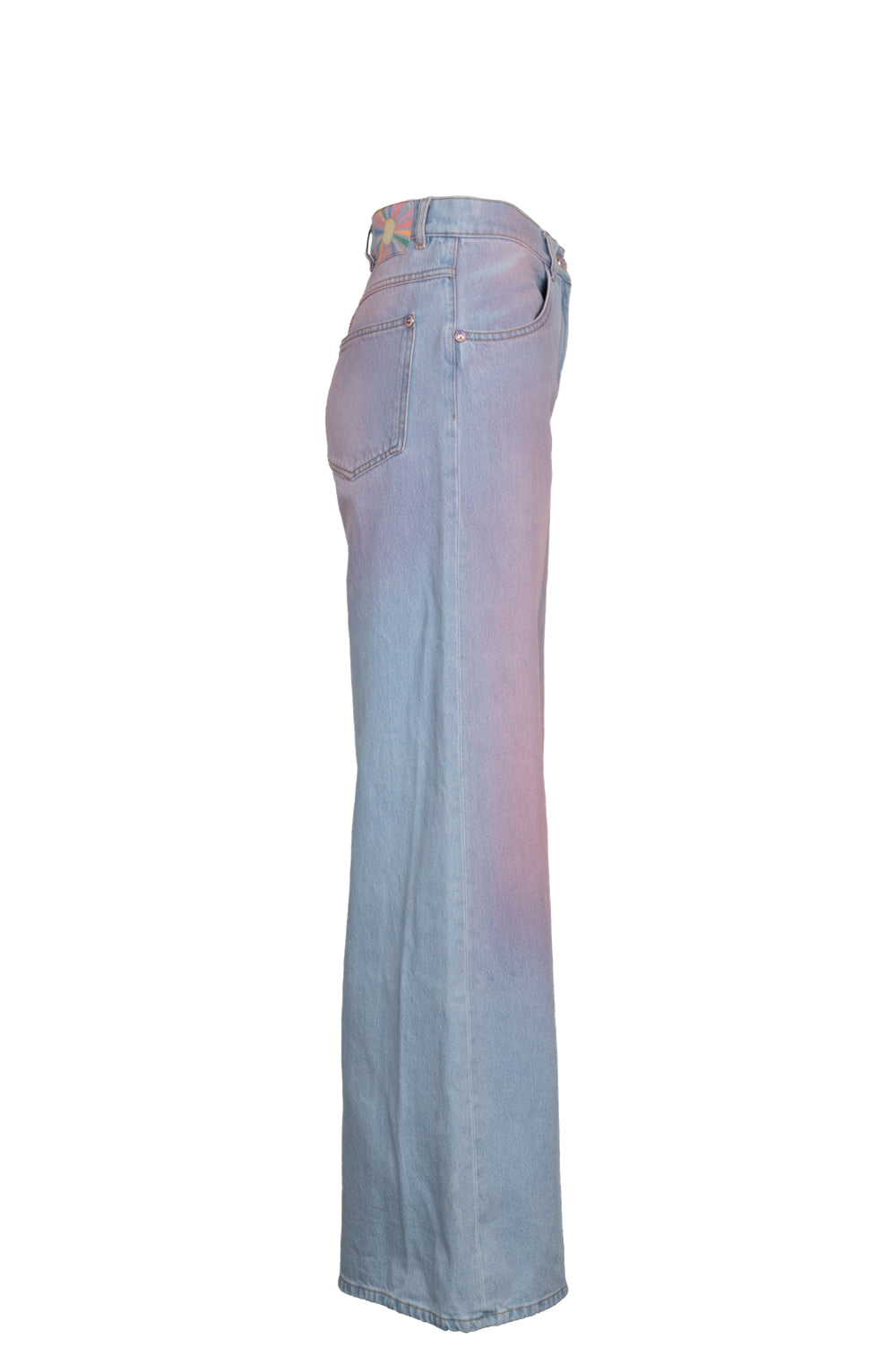 CHANEL Sprayed 2024 Denim Pants Pink