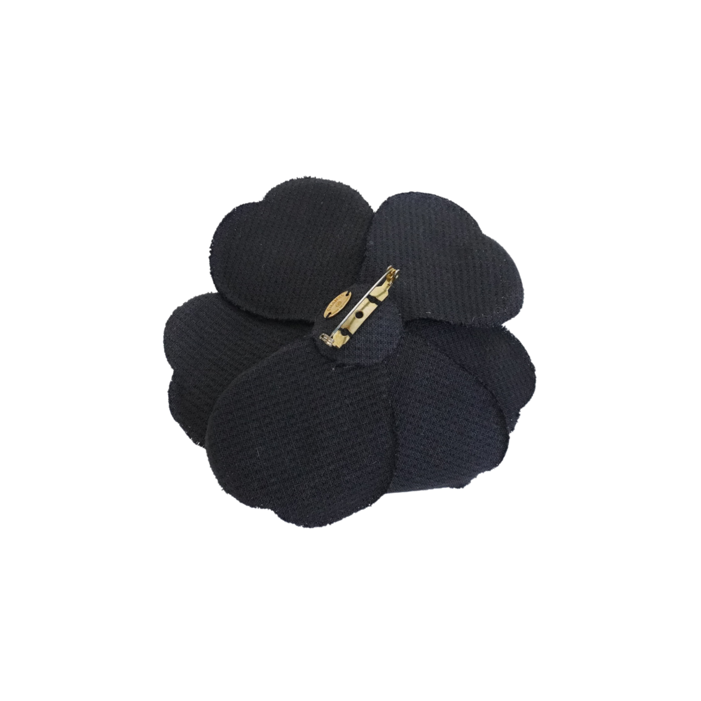 Chanel 'Camelia' Tweed Brooch