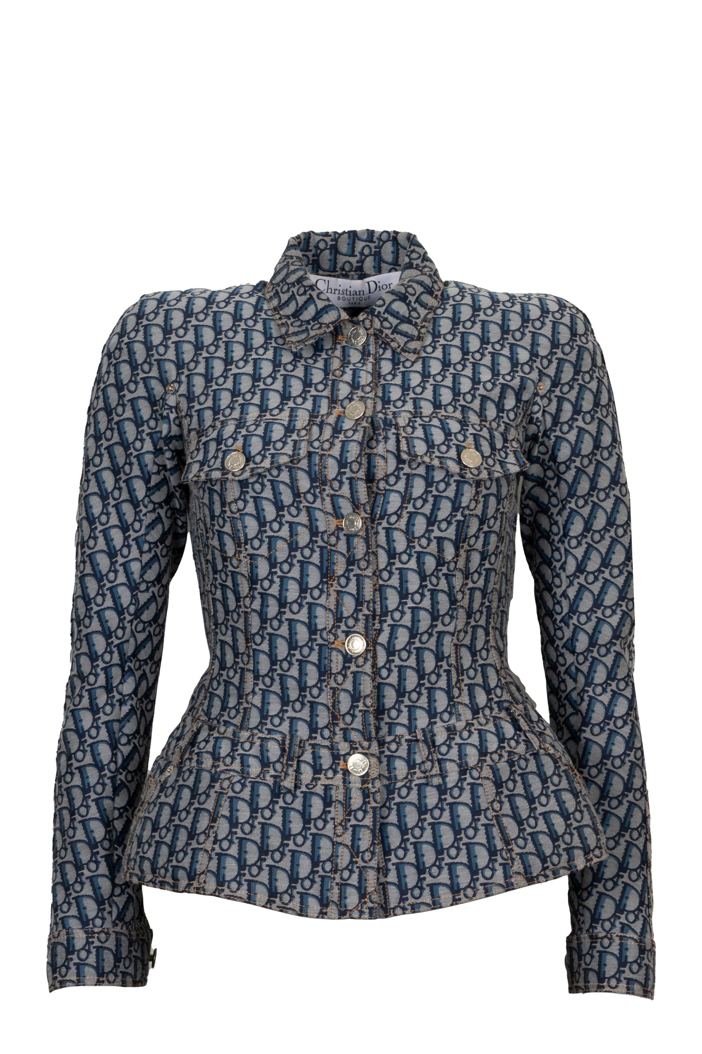 CHRISTIAN DIOR Jacket Denim Oblique Blue