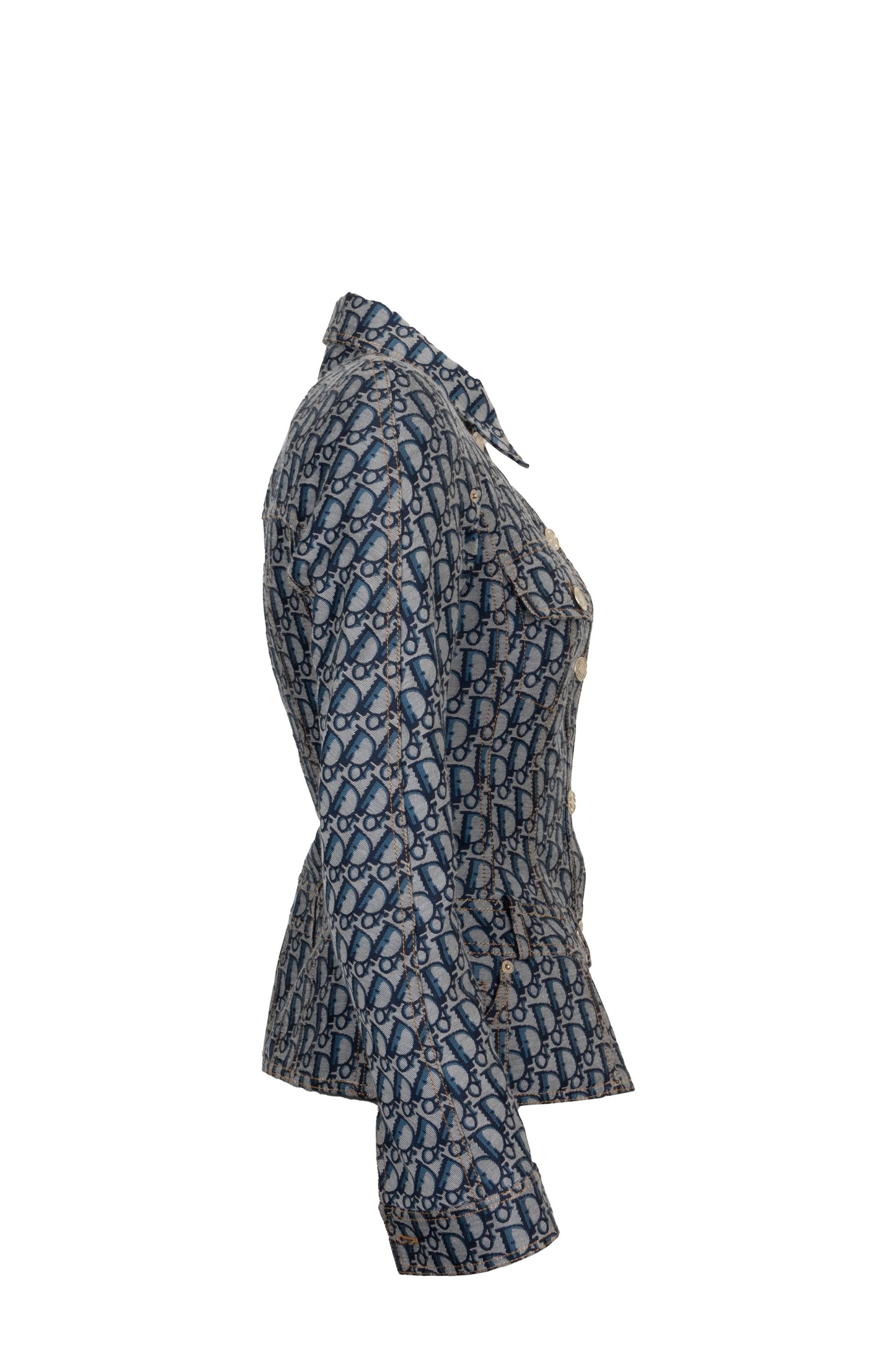 CHRISTIAN DIOR Jacket Denim Oblique Blue