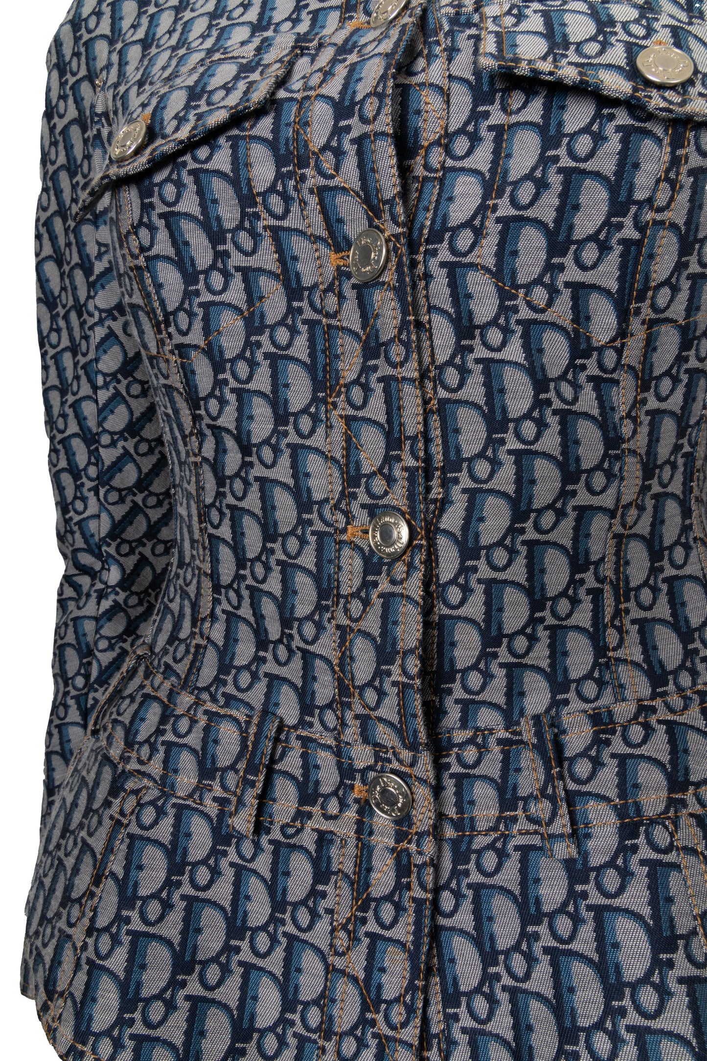 CHRISTIAN DIOR Jacket Denim Oblique Blue