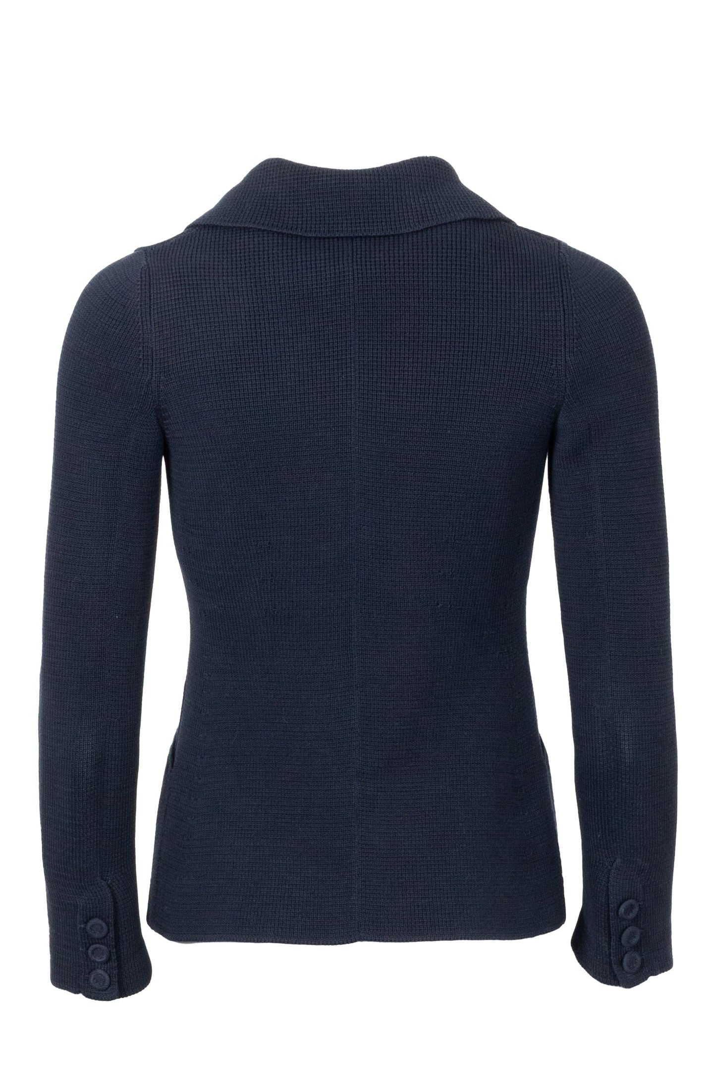 CHRISTIAN DIOR Knit Bar Jacket Navy