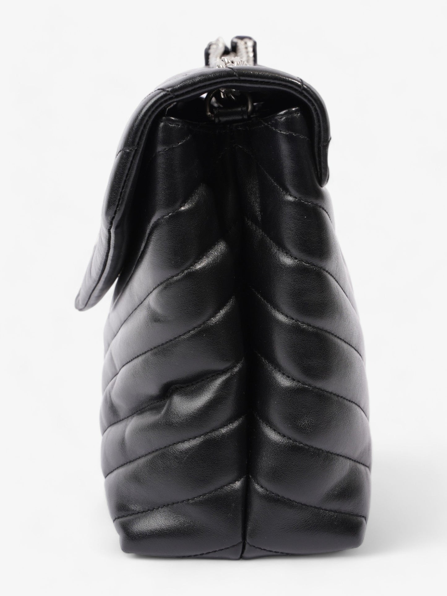Saint Laurent Lou Lou Medium Black Leather