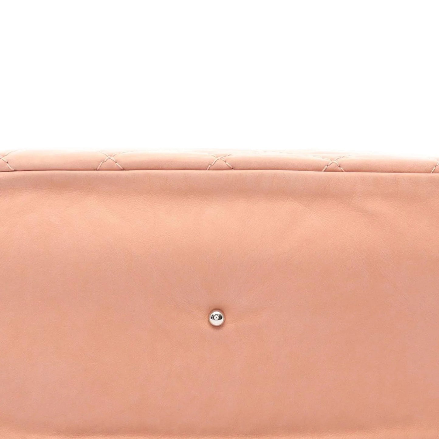Pink Chanel Large CC Quilted Suede Sea Hit Tote Satchel