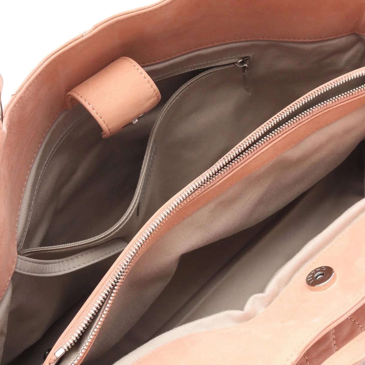 Pink Chanel Large CC Quilted Suede Sea Hit Tote Satchel