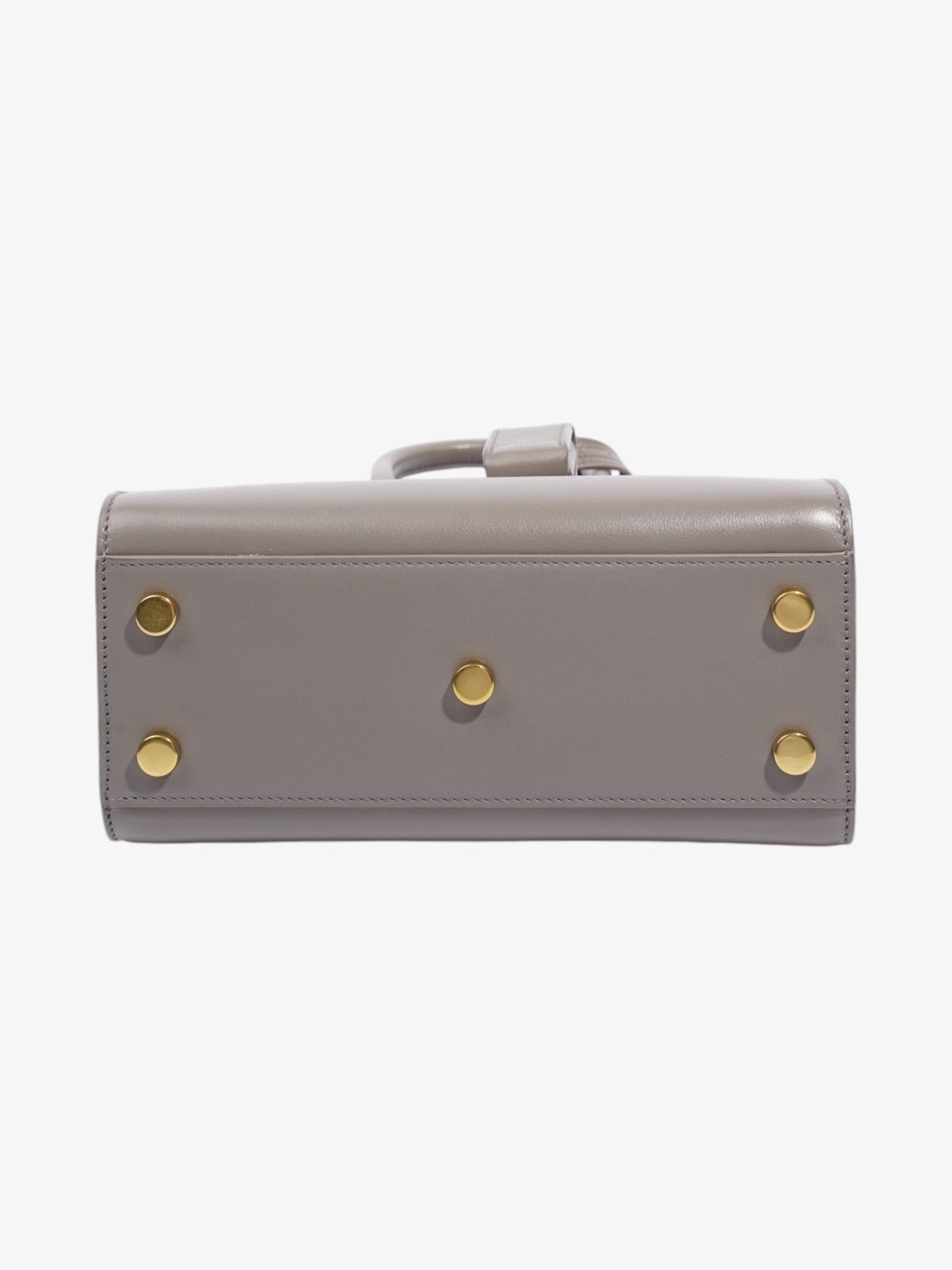 Saint Laurent Sac De Jour Grey Leather Nano