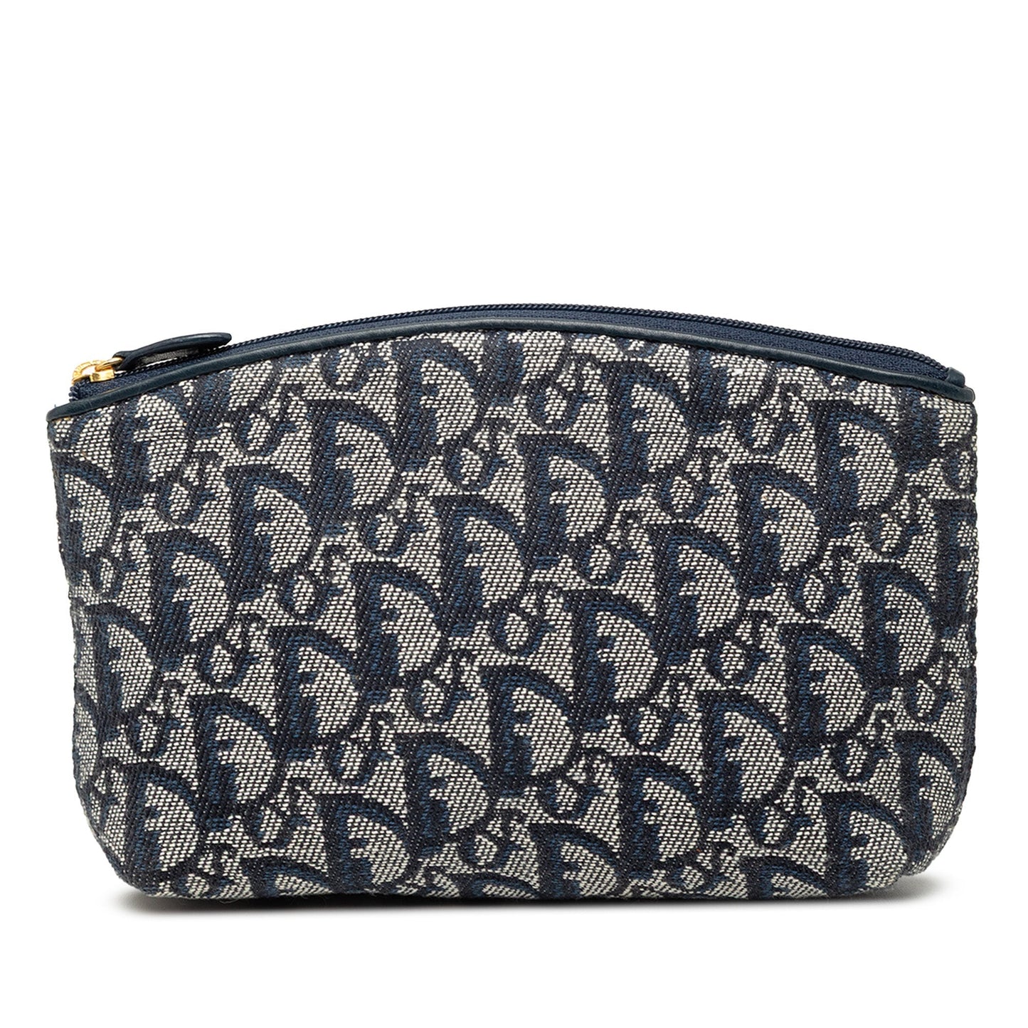 Blue Dior Diorissimo Trotter Canvas Cosmetic Pouch