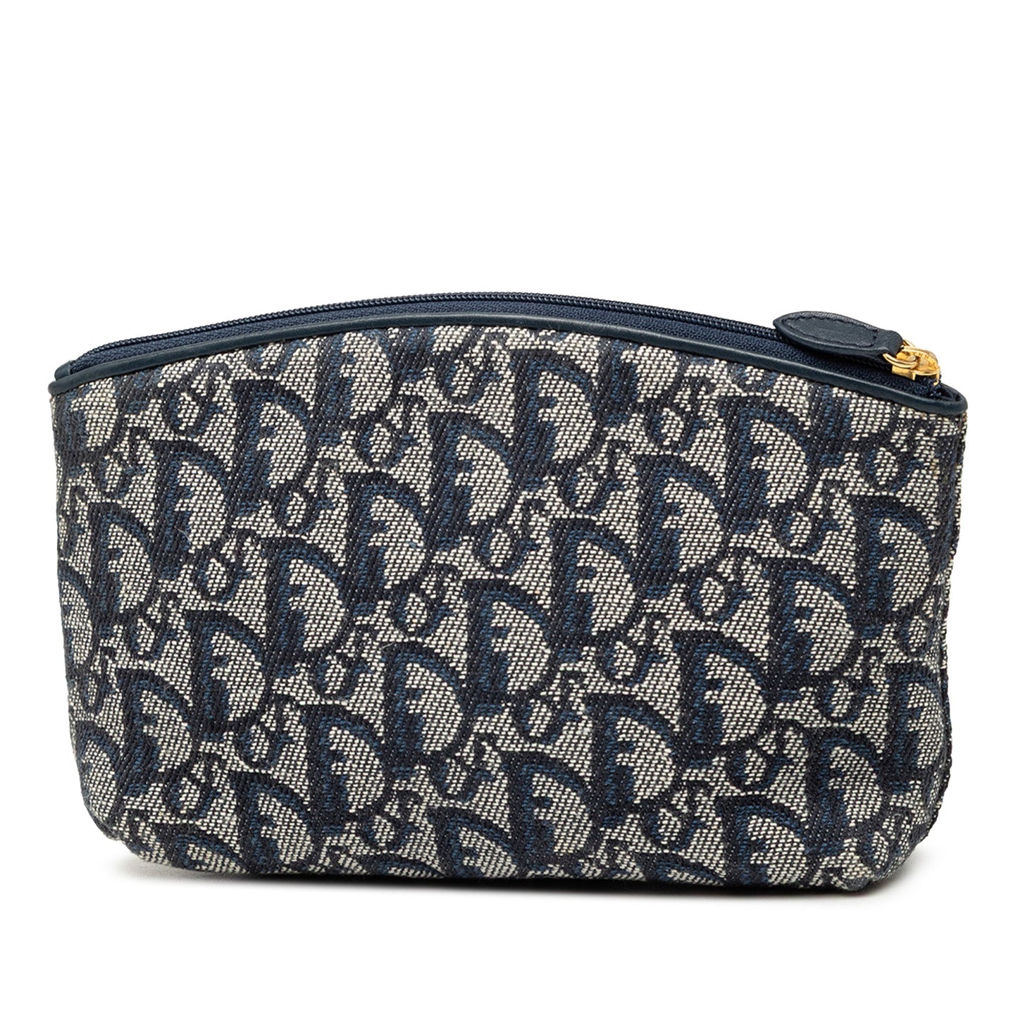 Blue Dior Diorissimo Trotter Canvas Cosmetic Pouch