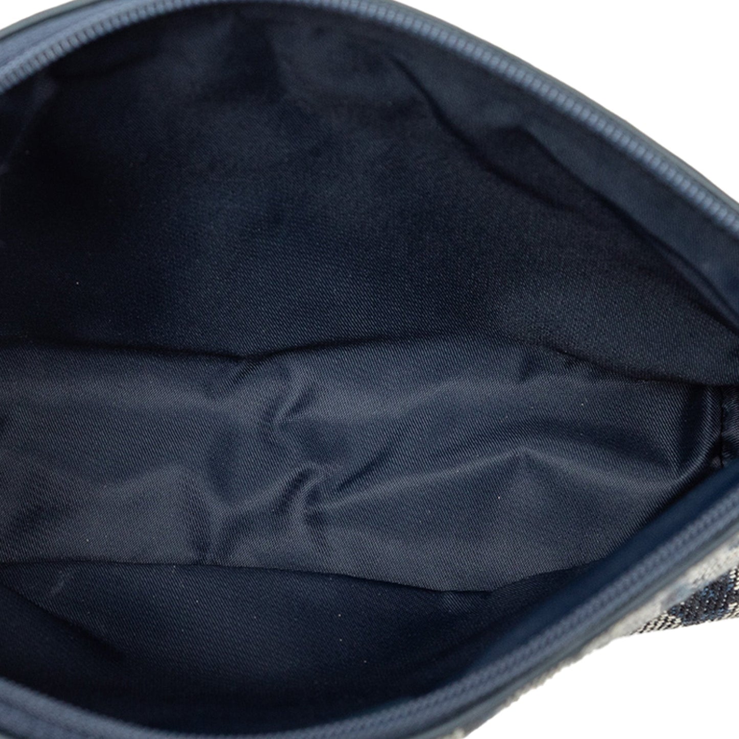 Blue Dior Diorissimo Trotter Canvas Cosmetic Pouch