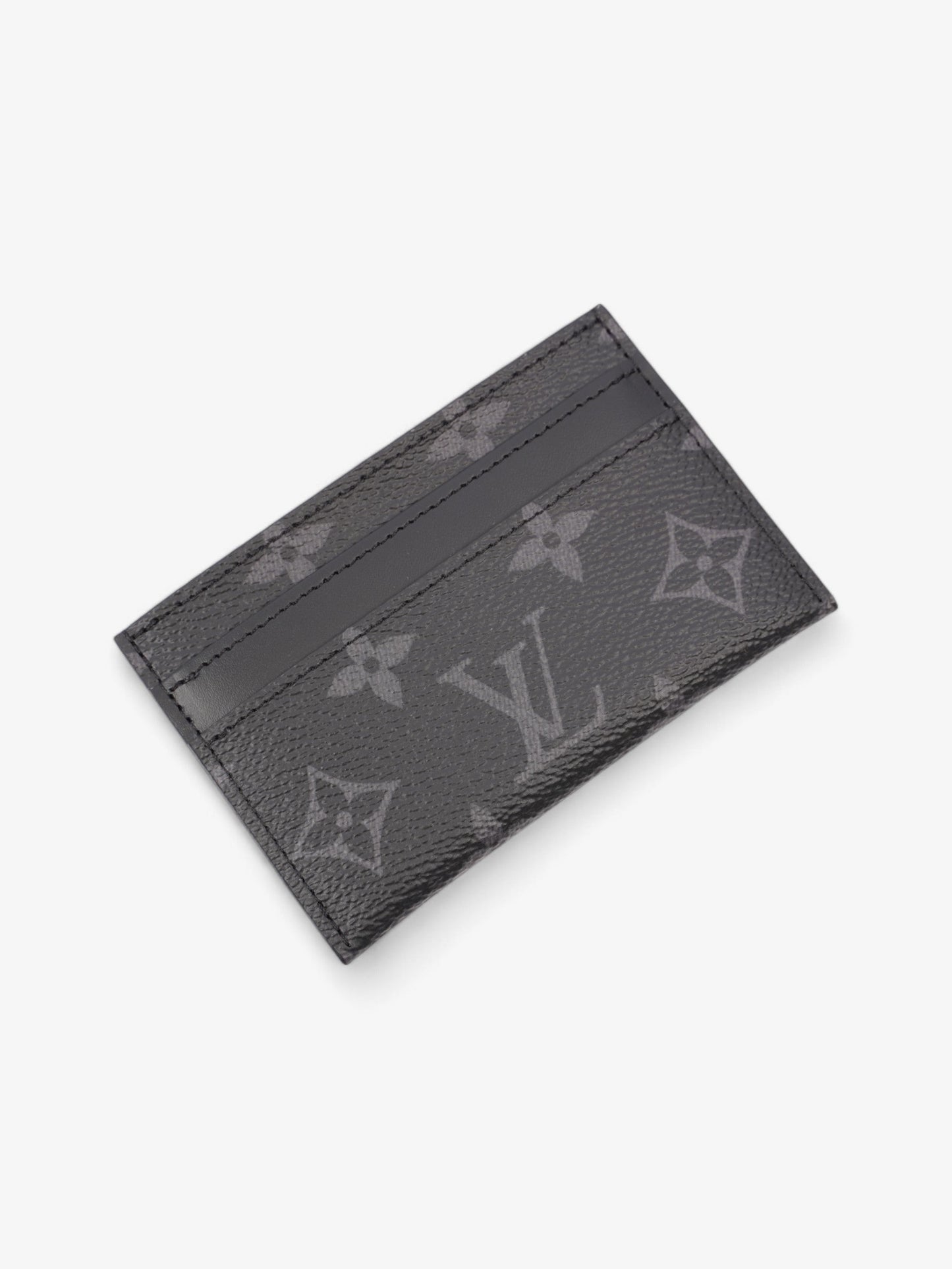 Louis Vuitton Porte Cartes Double Monogram Eclipse Canvas