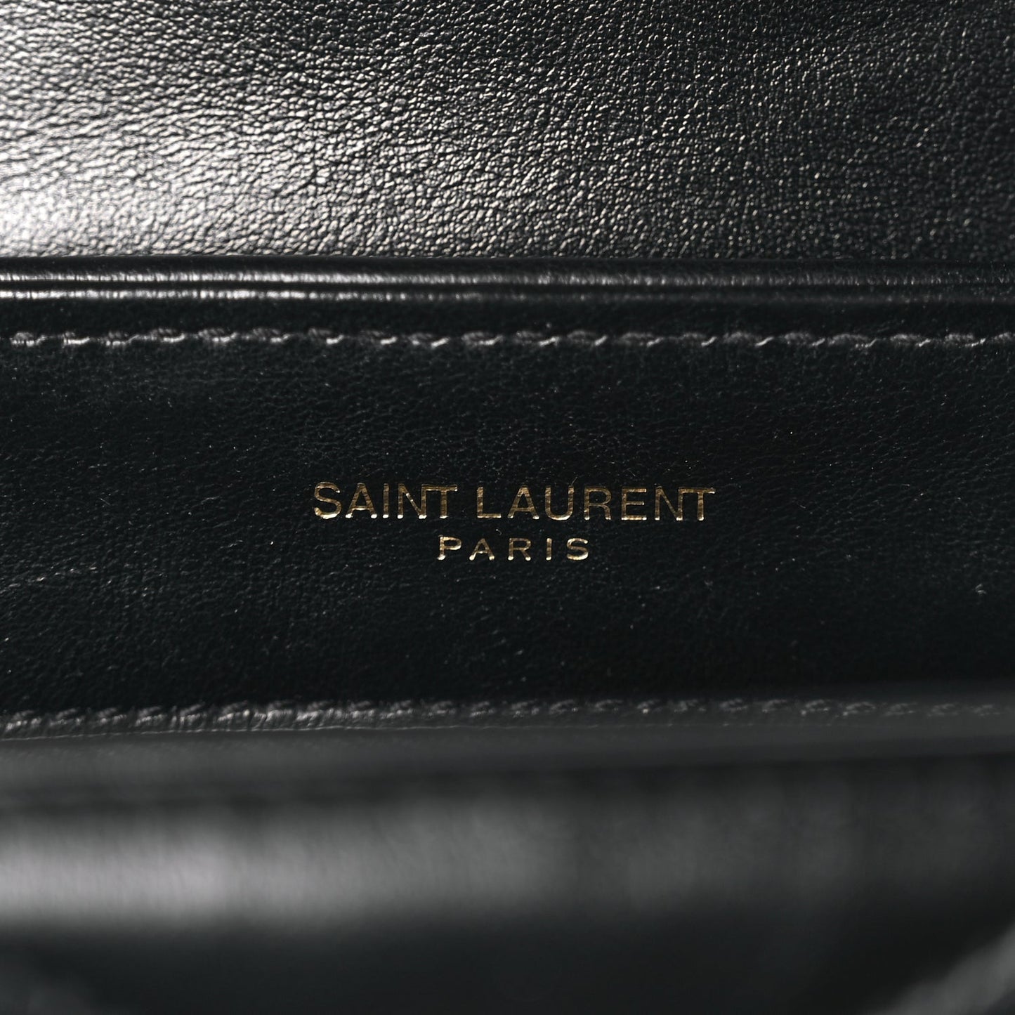 Saint Laurent Calfskin Y Quilted Monogram Toy Loulou Crossbody Bag Black