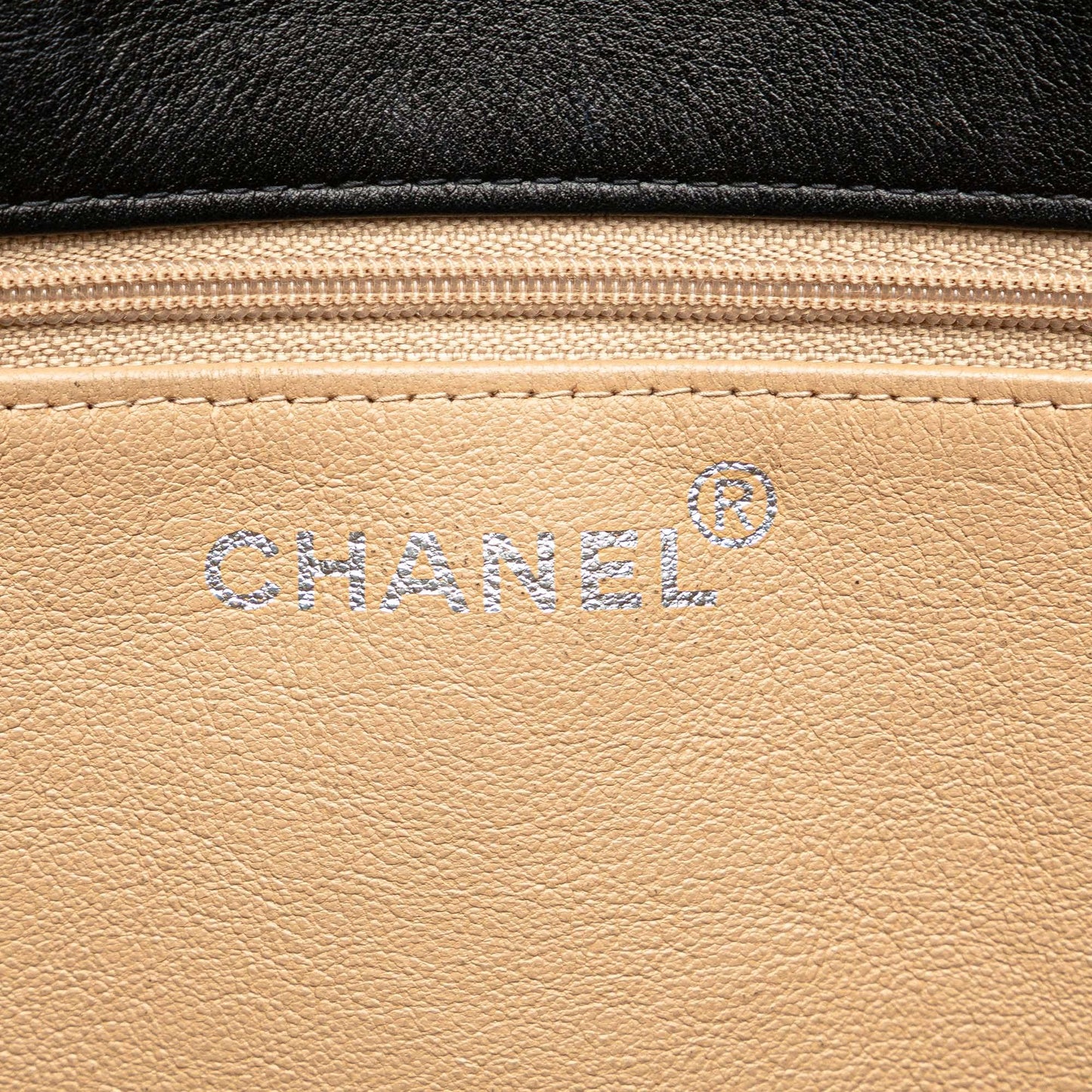Black Chanel CC Lambskin Tote