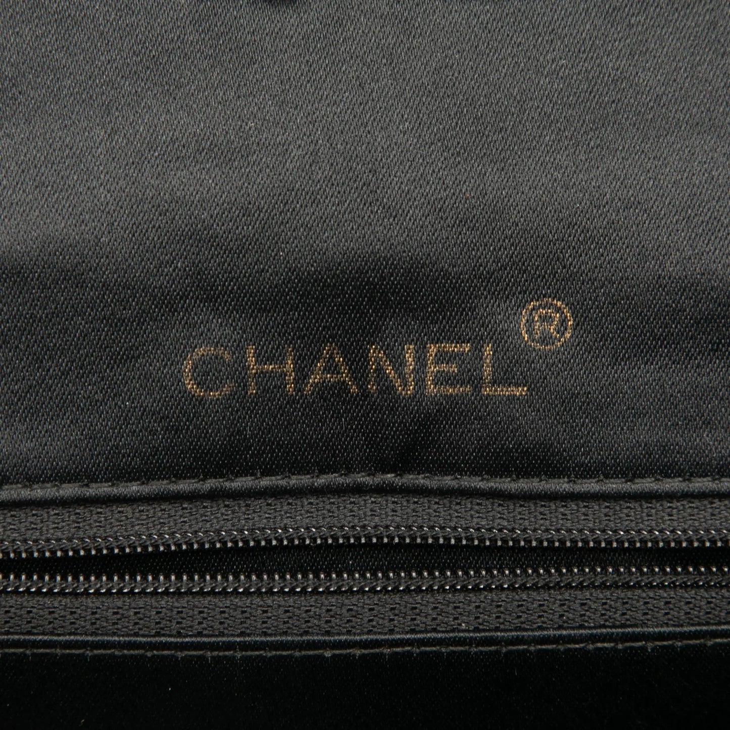 Black Chanel Mini Square Classic Satin Single Flap Crossbody Bag