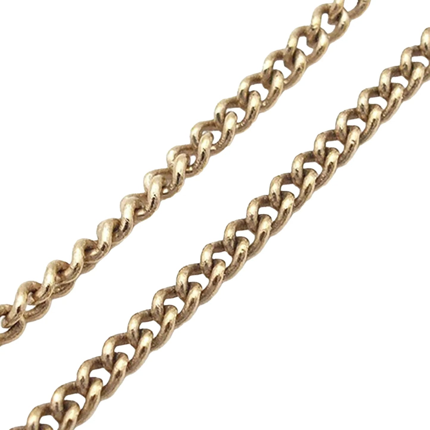 Gold Chanel CC Gold Plated Rhinestone Pendant Necklace