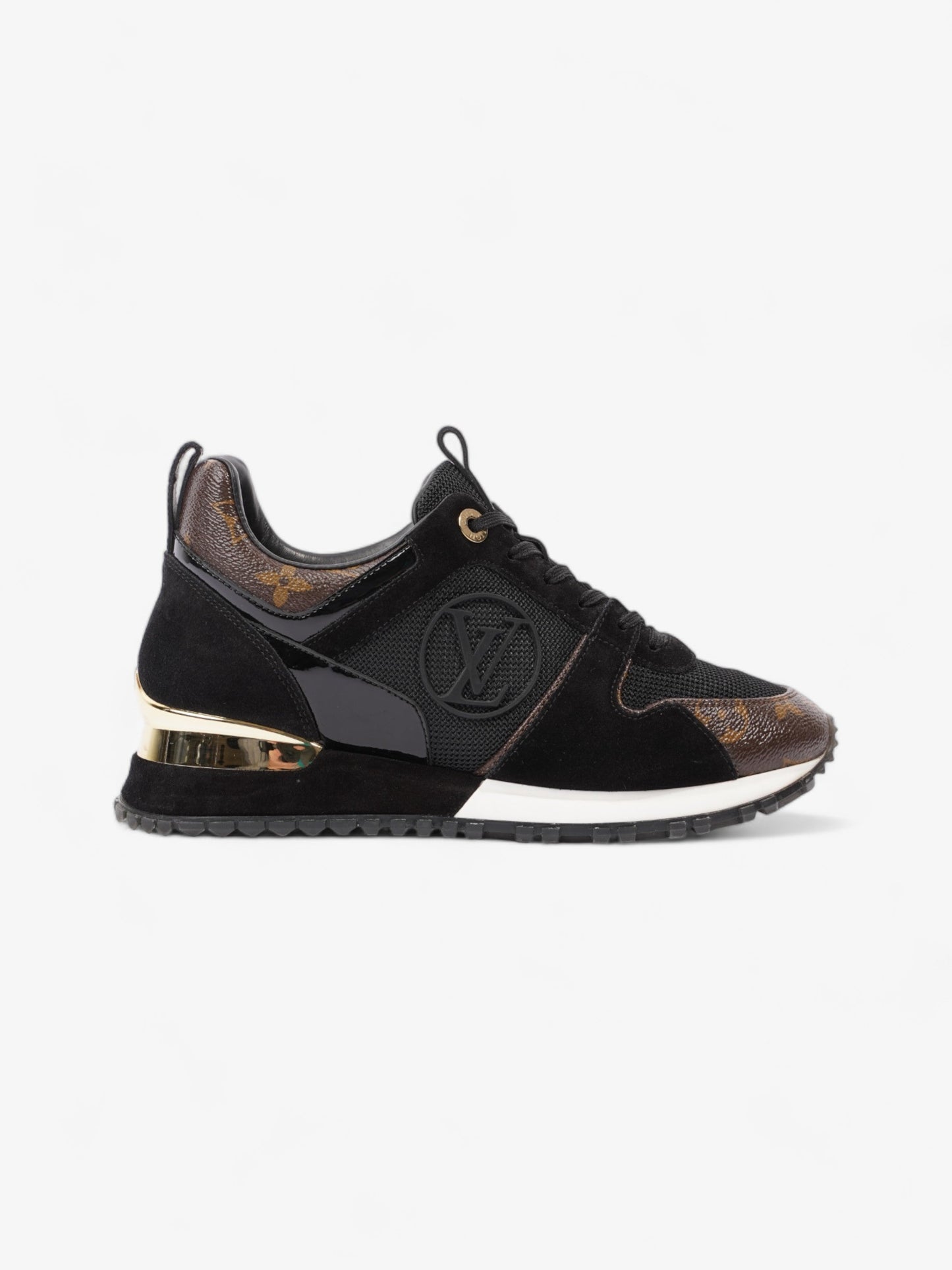 Louis Vuitton Run Away Black / Monogram Suede EU 36 UK 3