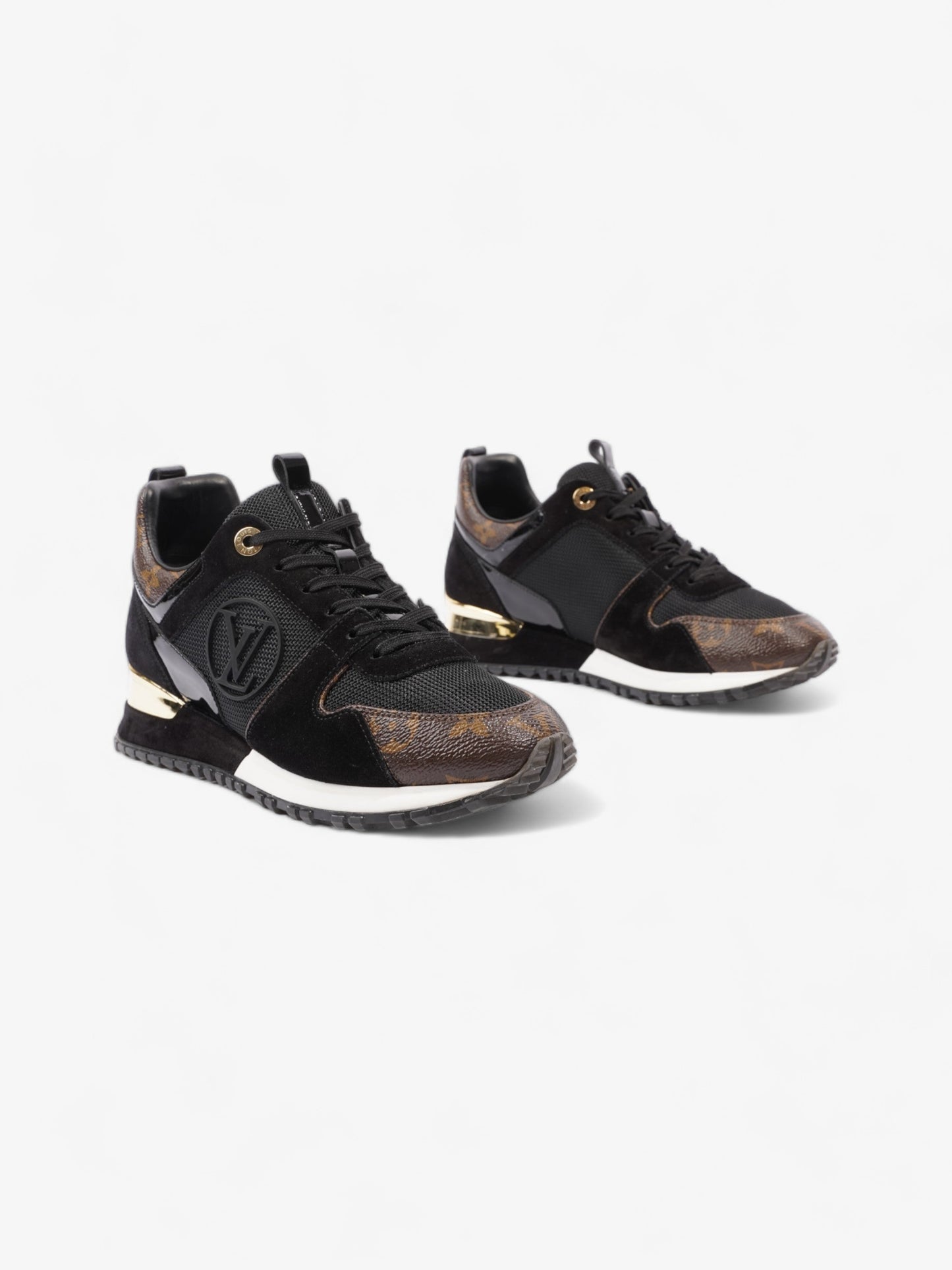 Louis Vuitton Run Away Black / Monogram Suede EU 36 UK 3