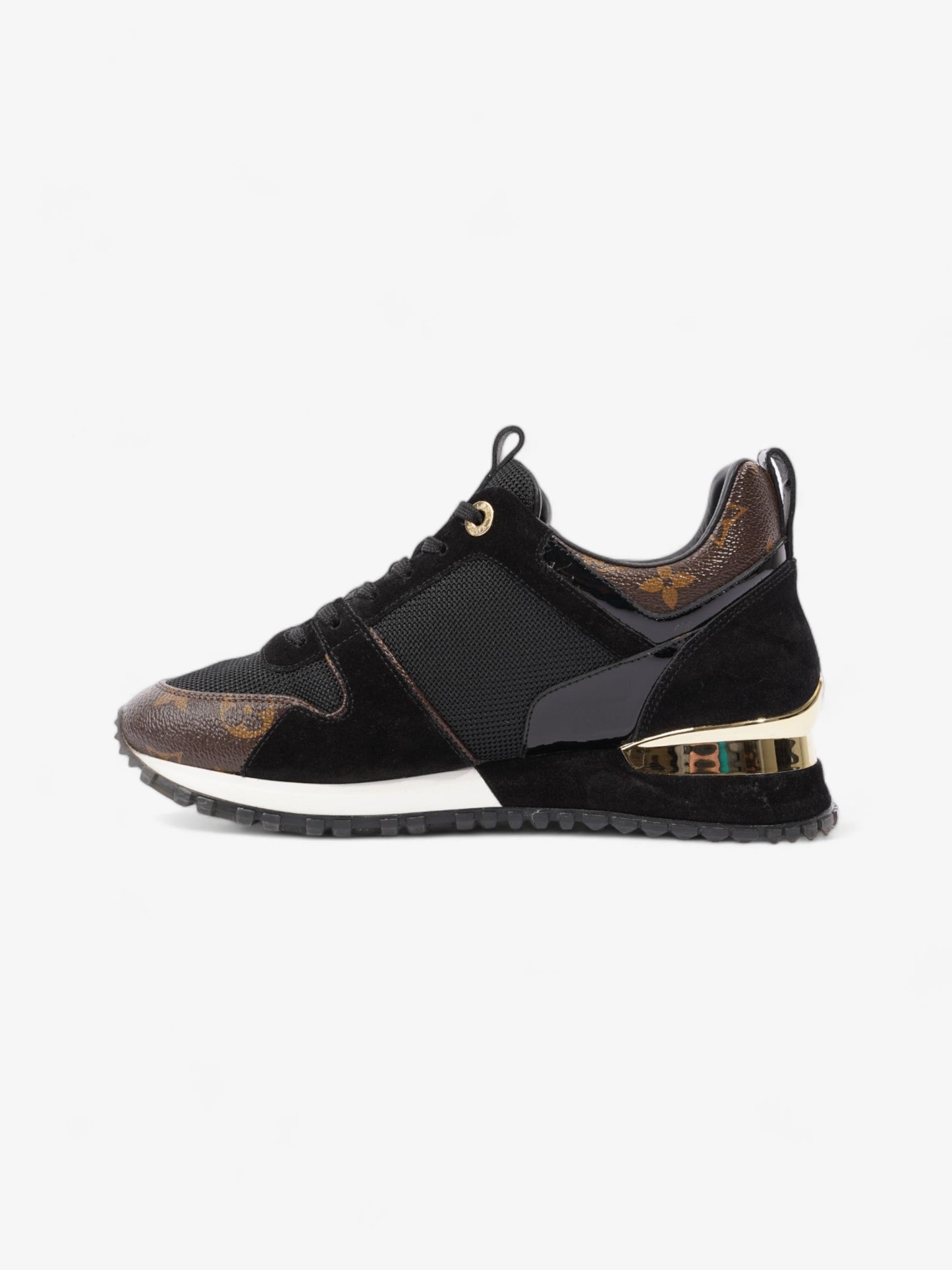 Louis Vuitton Run Away Black / Monogram Suede EU 36 UK 3