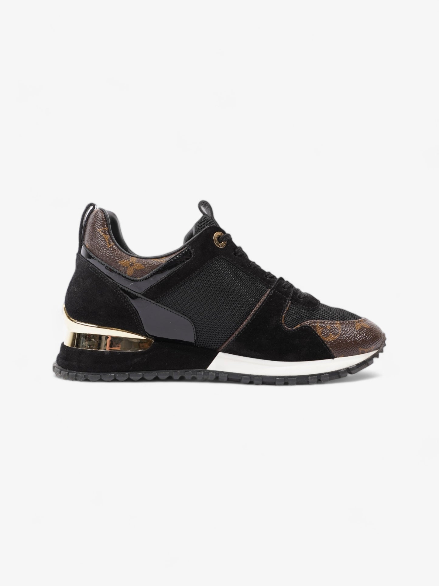 Louis Vuitton Run Away Black / Monogram Suede EU 36 UK 3