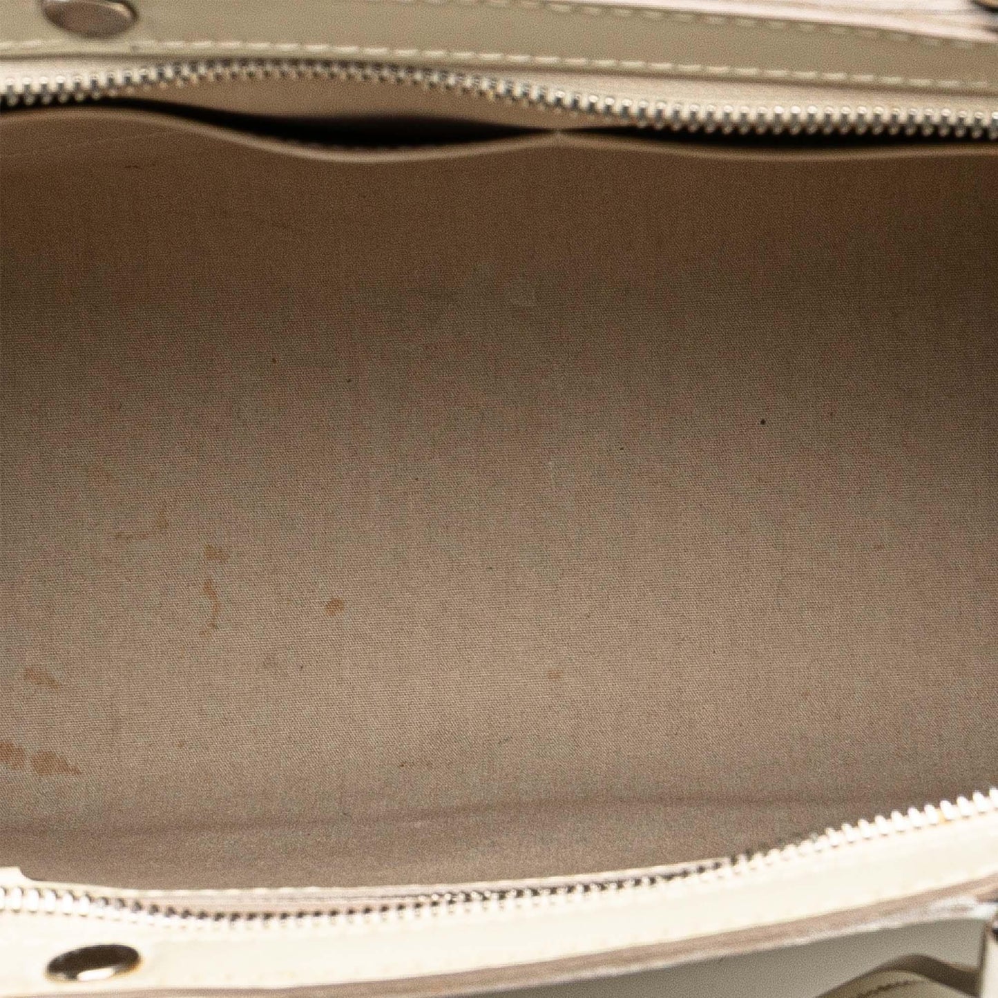 White Louis Vuitton Epi Brea MM Satchel