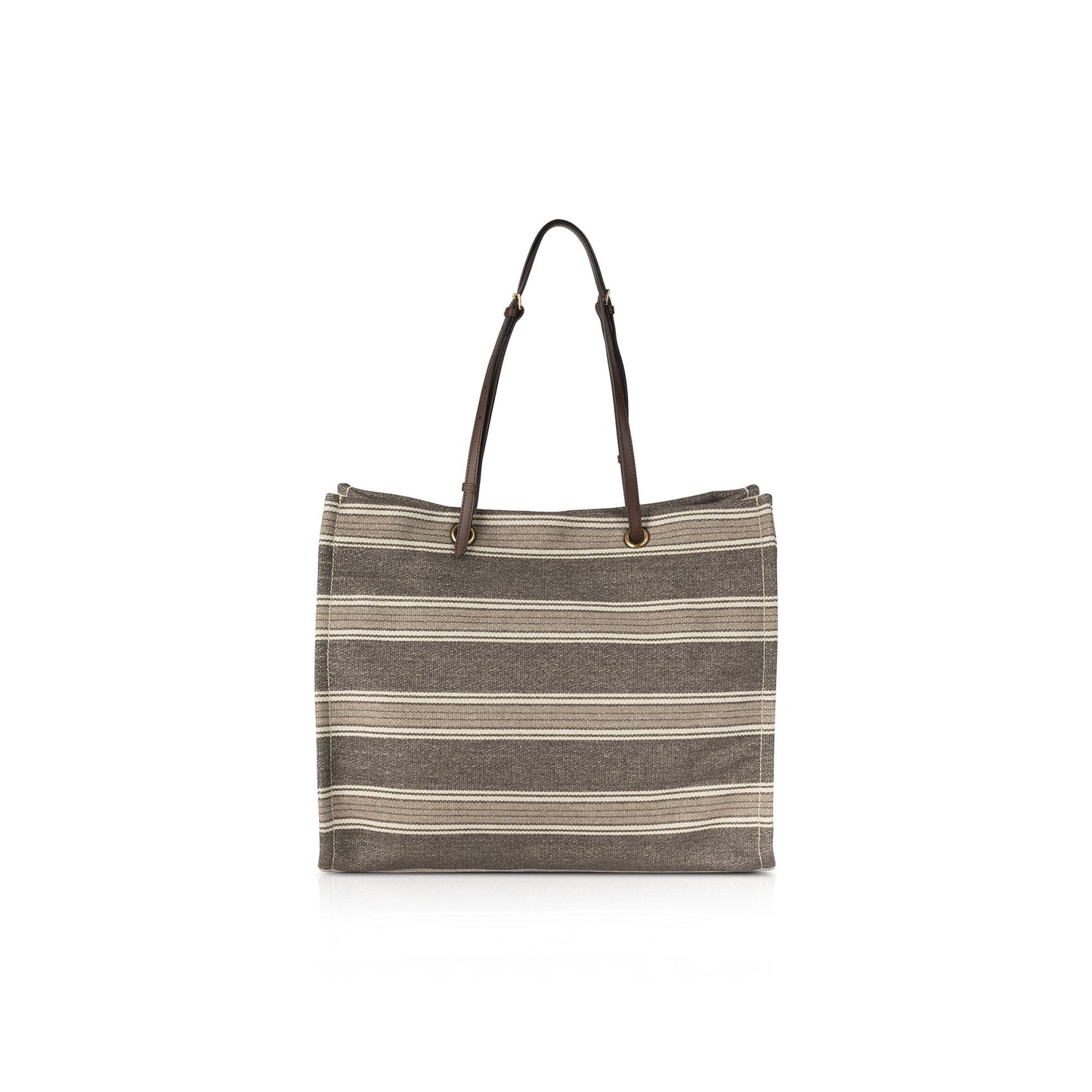 Celine 2019 Striped Jacquard Cabas Tote