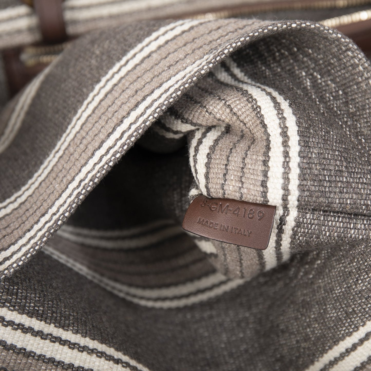 Celine 2019 Striped Jacquard Cabas Tote