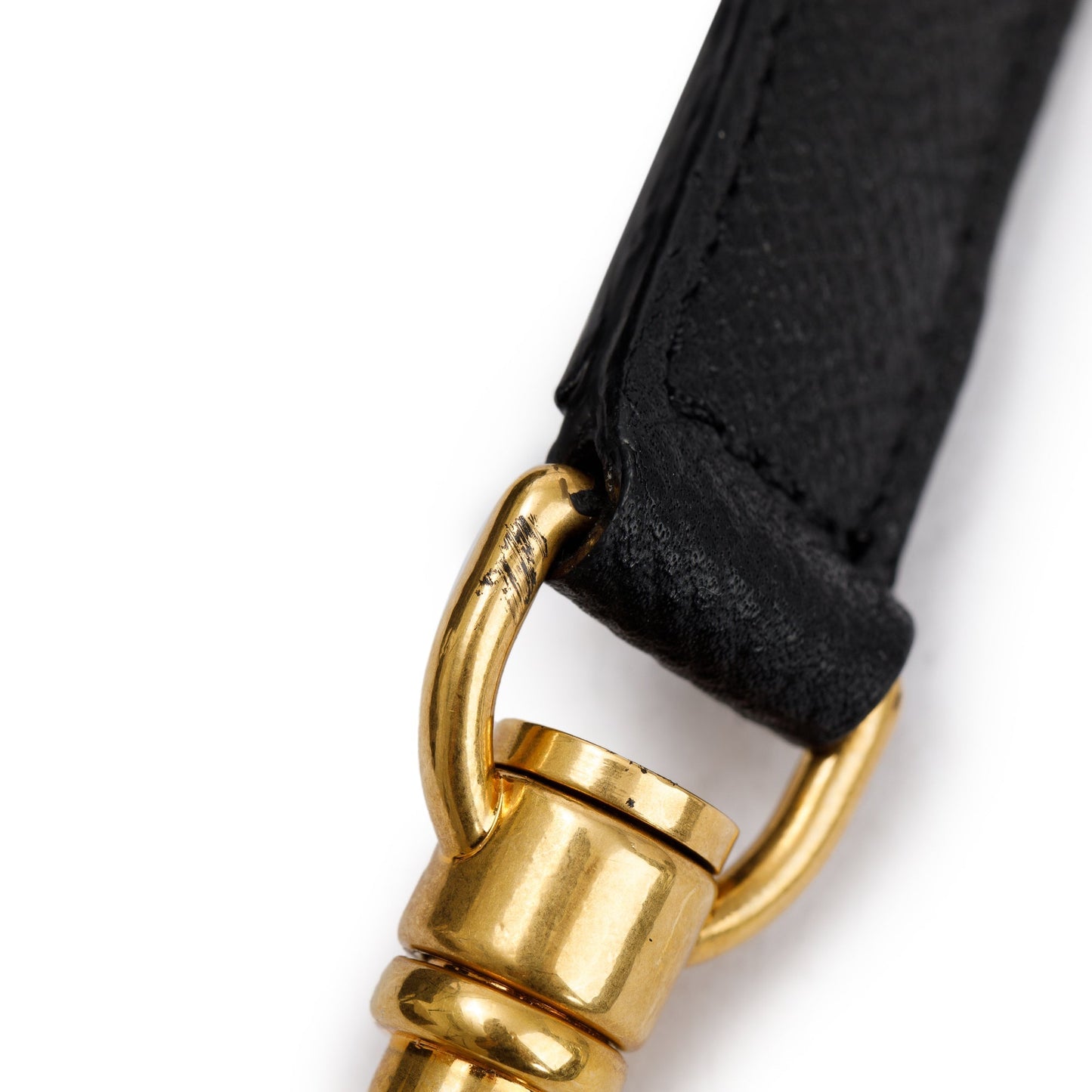 Celine Black Grained Leather Mini Belt Bag