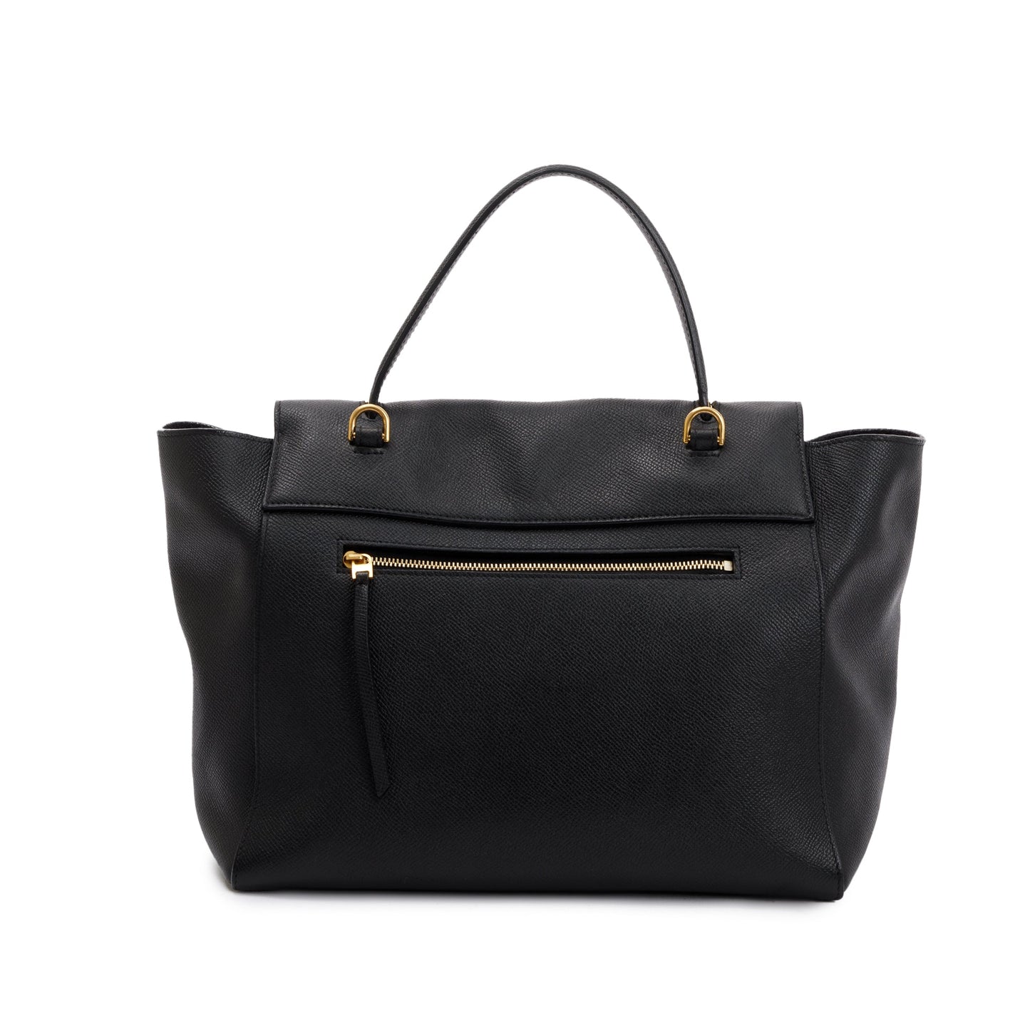 Celine Black Grained Leather Mini Belt Bag