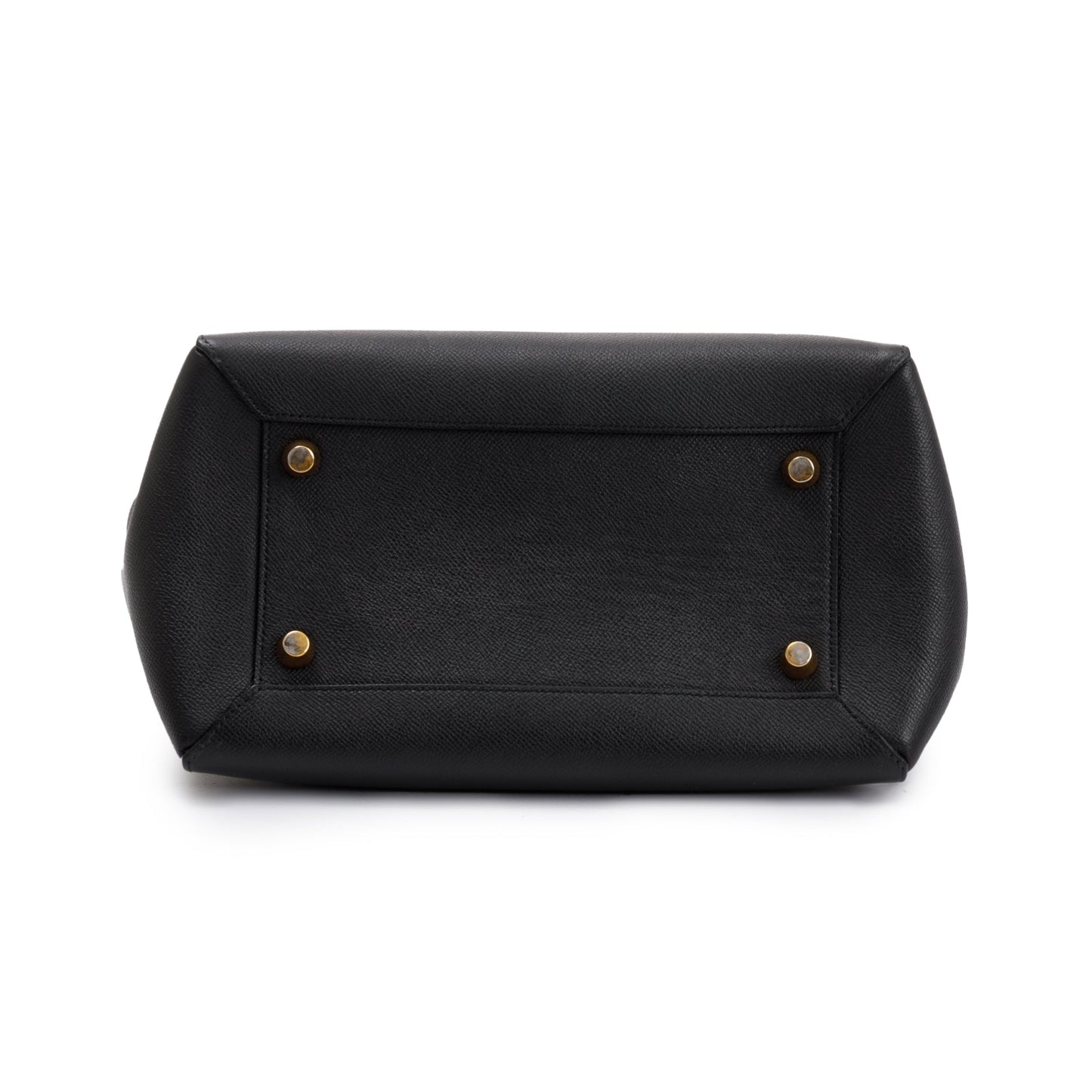 Celine Black Grained Leather Mini Belt Bag