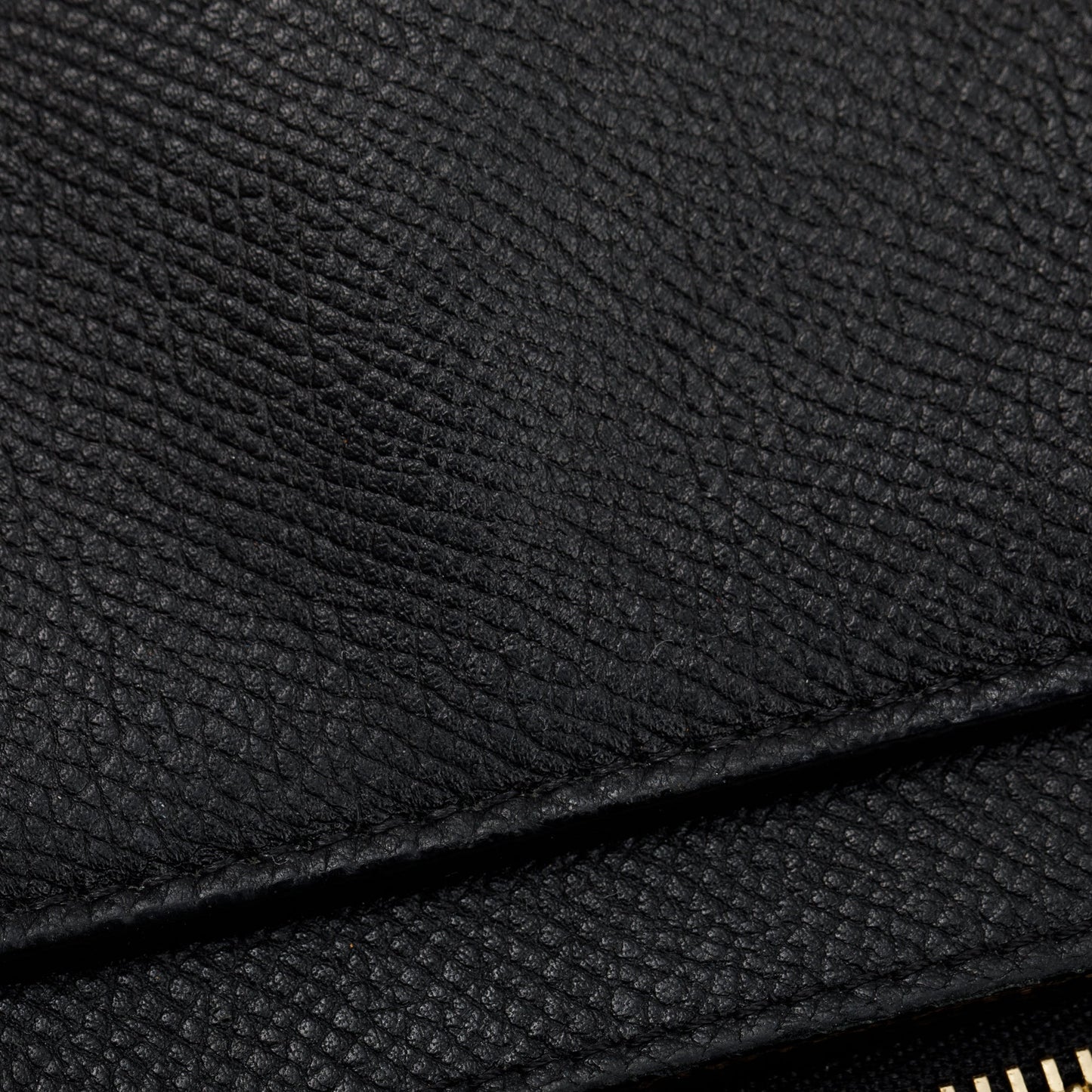 Celine Black Grained Leather Mini Belt Bag