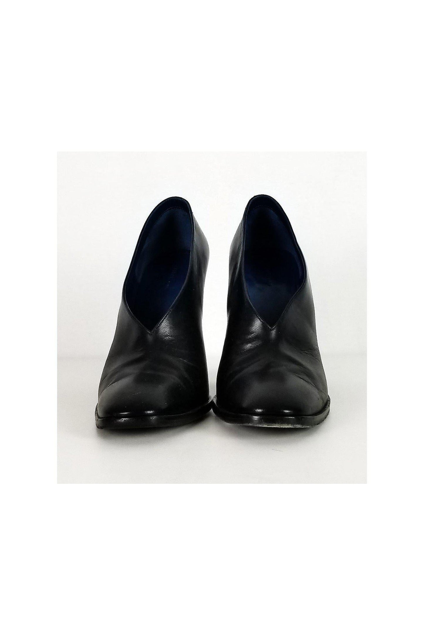 Luxury CELINE - Black Slip On Heels Sz 9