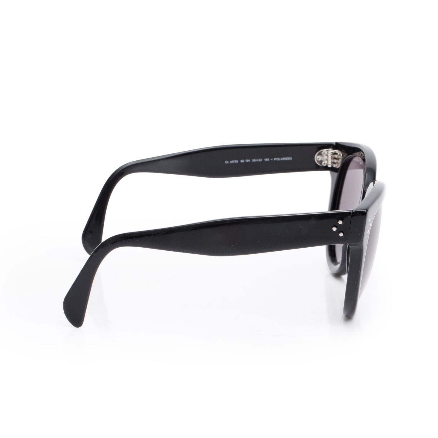 Celine CL 41755 Black Acetate Audrey Sunglasses