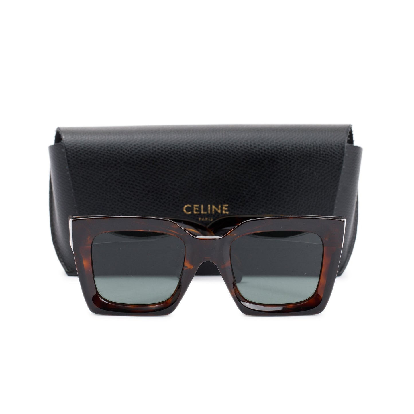 Celine CL40130I Havana Acetate Tilda Sunglasses