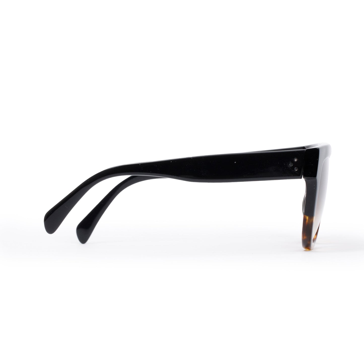 Celine CL41026/S Black & Havana Acetate Wayfarer Sunglasses