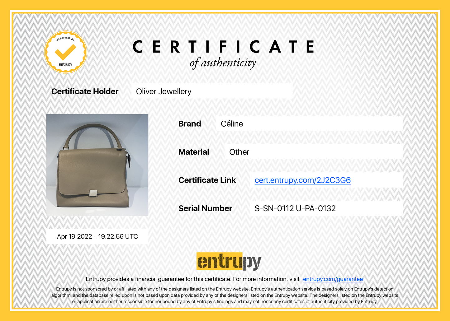 Celine Large Trapeze Bag