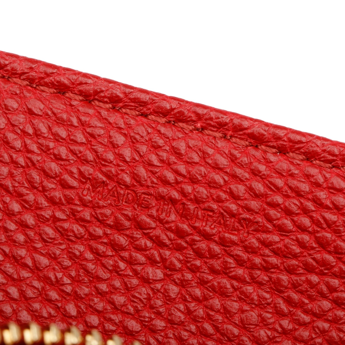 Celine Red Calfskin Leather Small 16 Bag