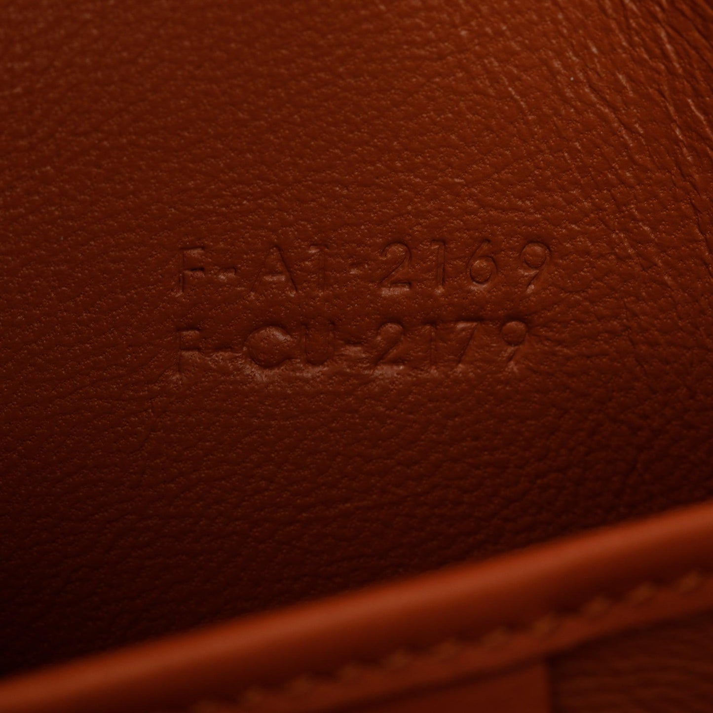 Celine Terracotta Smooth Calfskin Leather Nano Luggage Tote