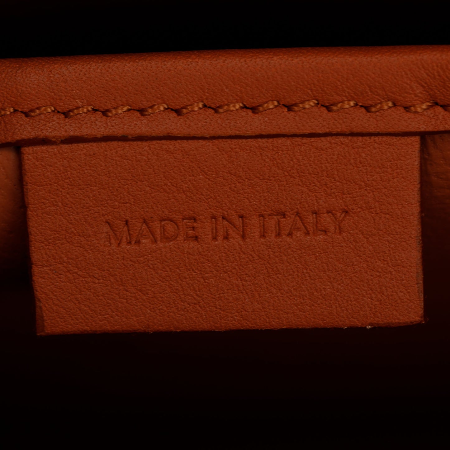 Celine Terracotta Smooth Calfskin Leather Nano Luggage Tote