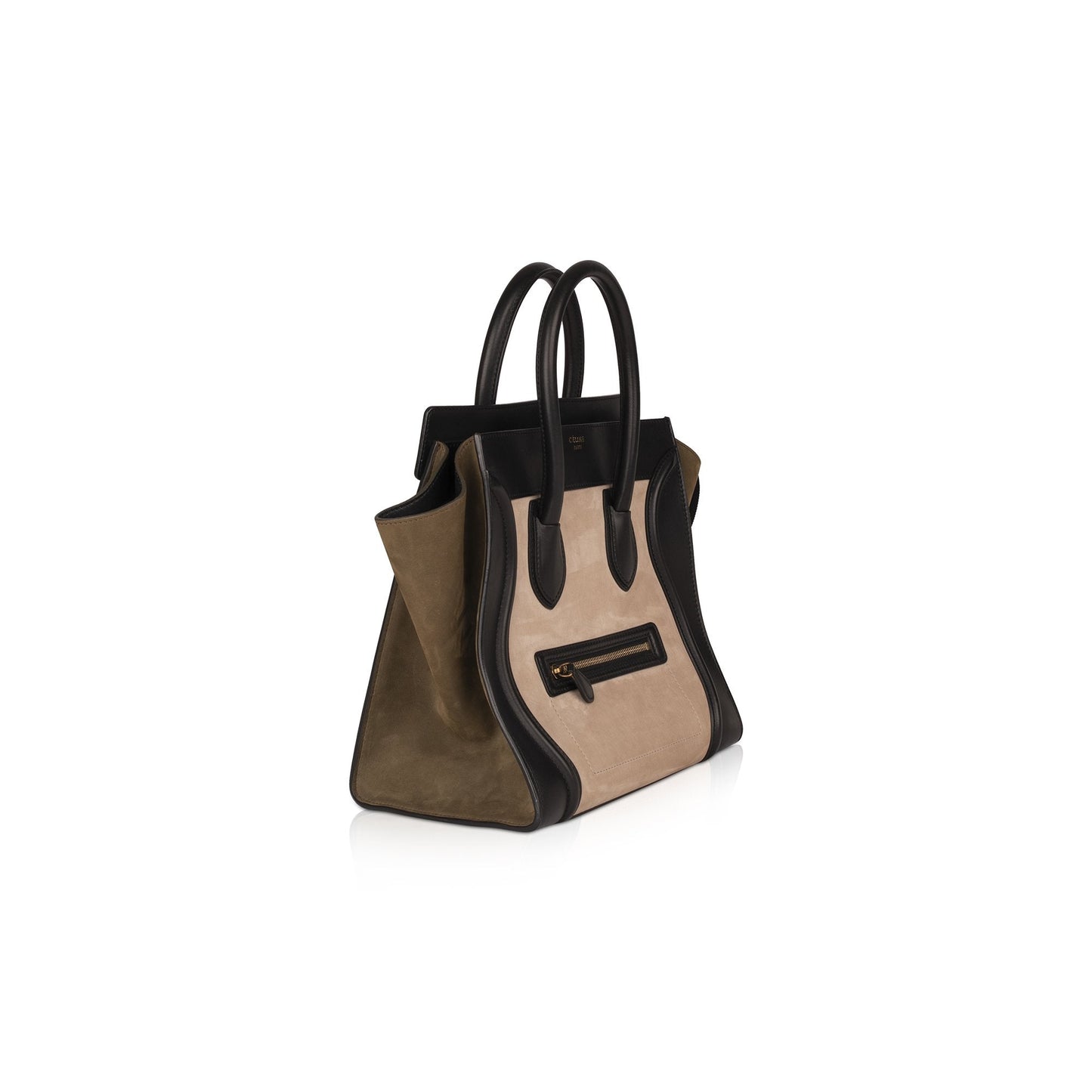 Celine Tricolor Mini Luggage Tote