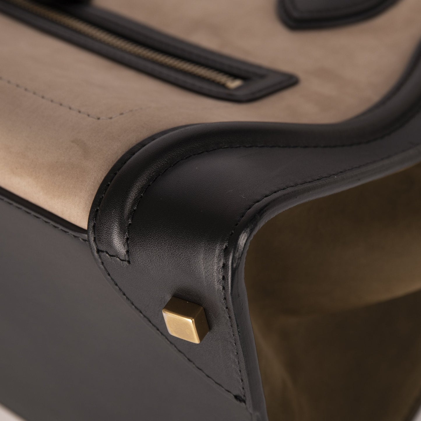 Celine Tricolor Mini Luggage Tote