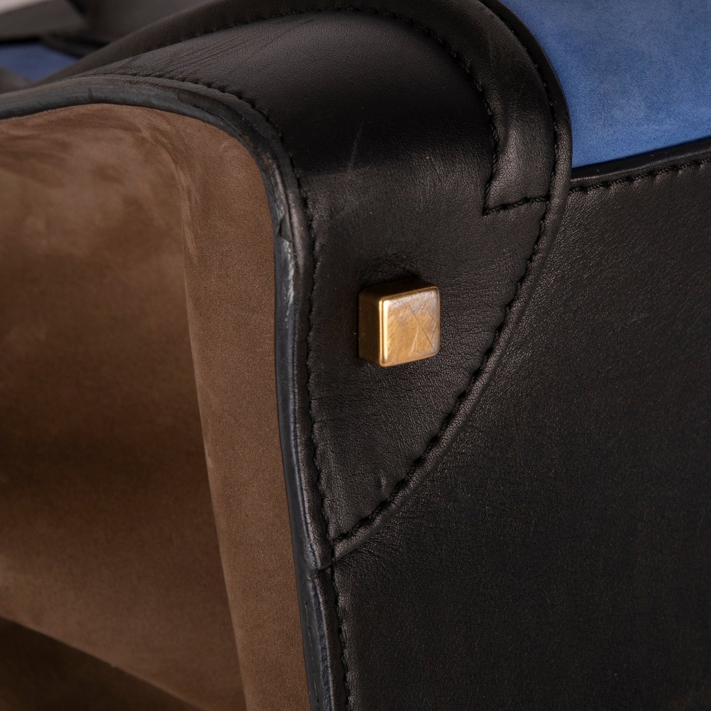 Celine Tricolour Mini Luggage Tote