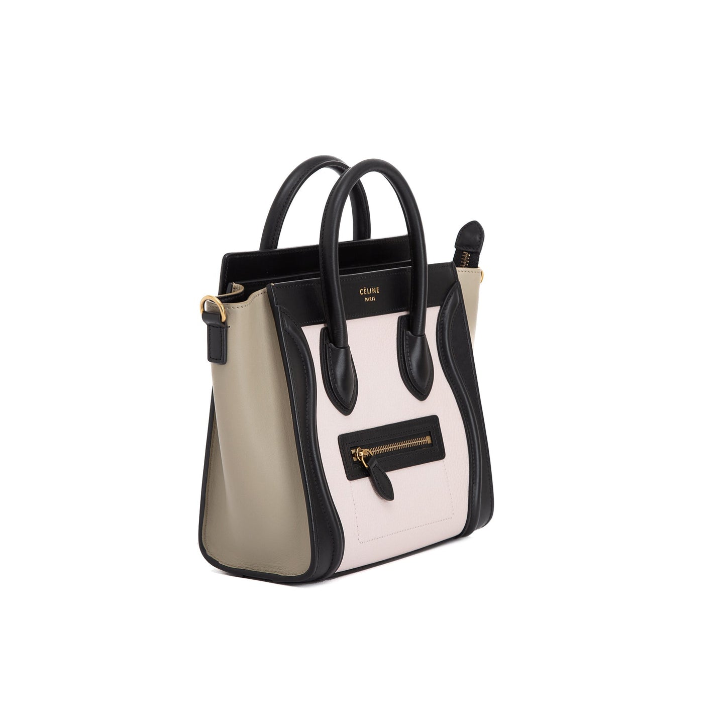 Celine Tricolour Nano Luggage Tote