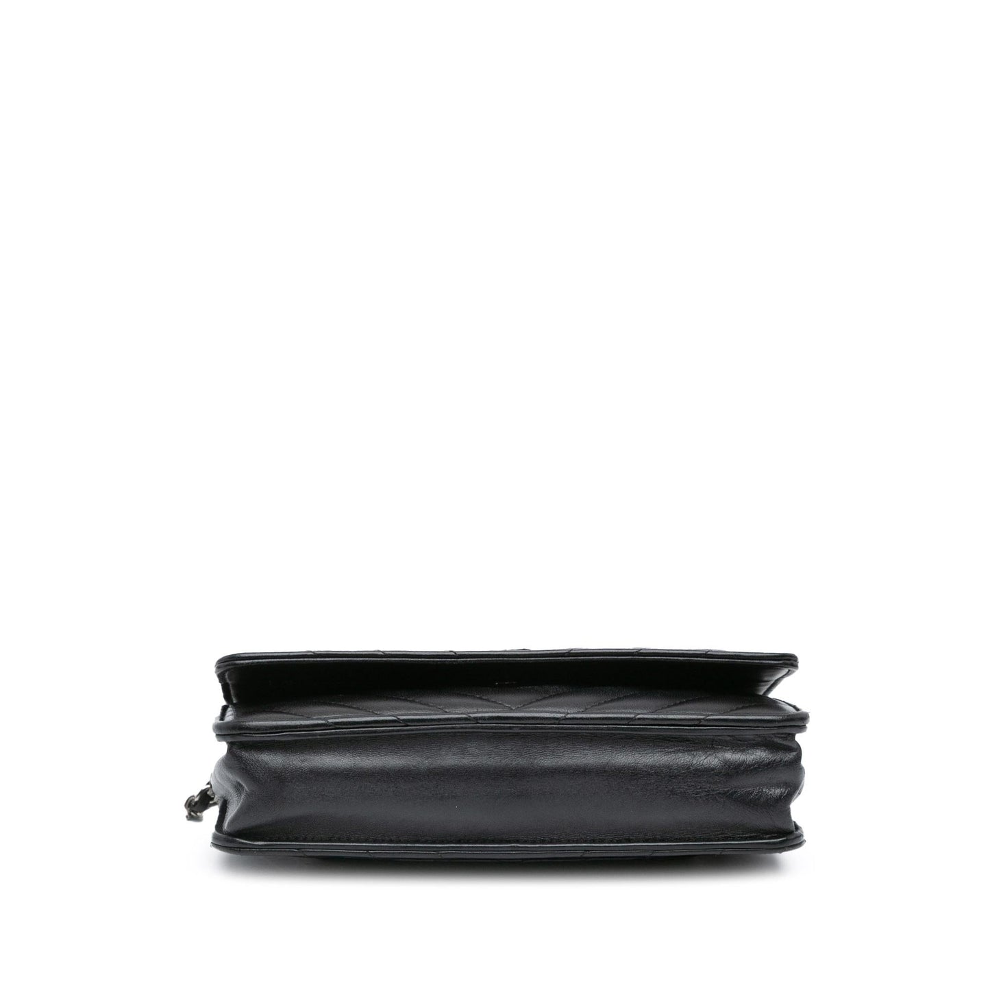Chanel CC Chevron Lambskin Wallet On Chain