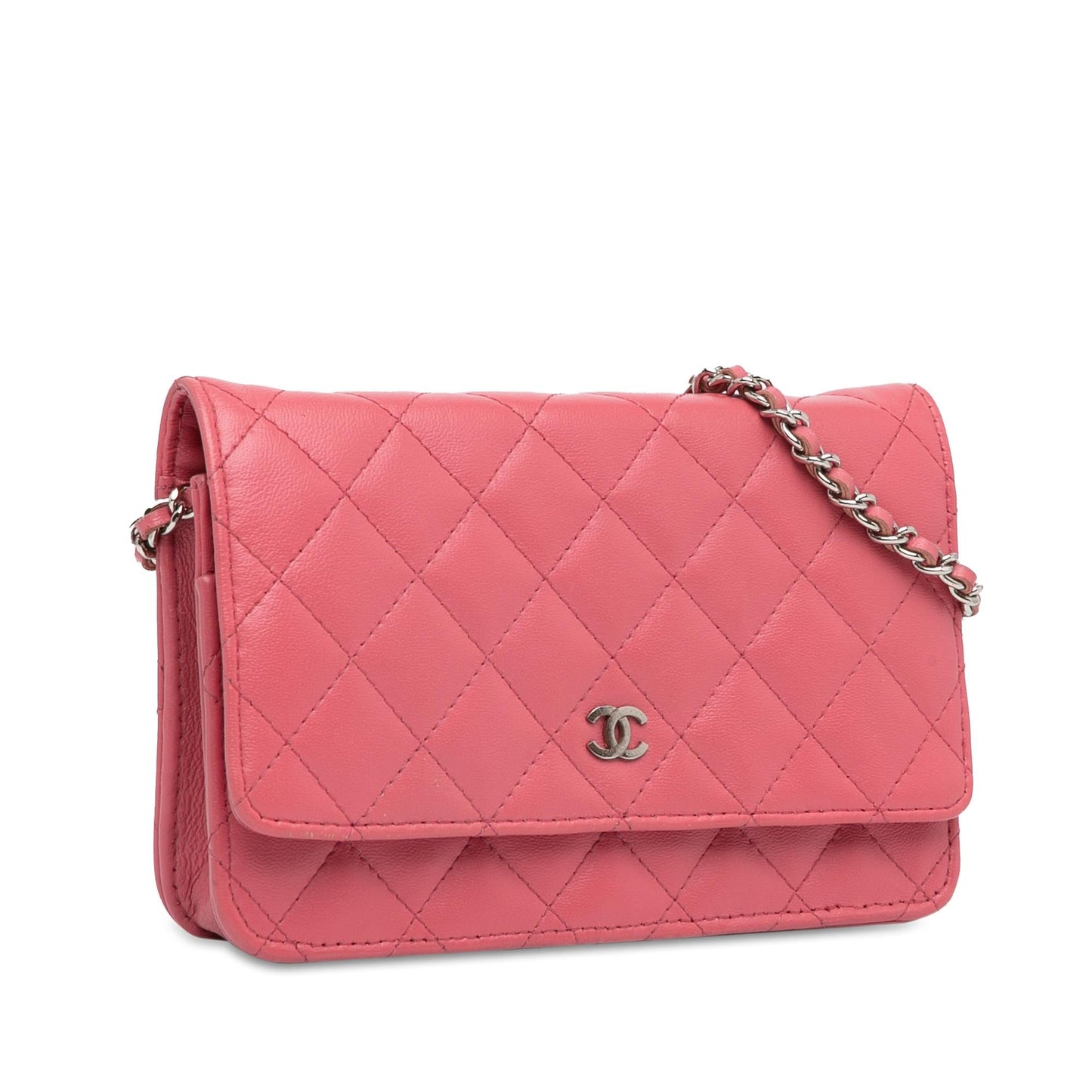 Chanel Classic Lambskin Wallet on Chain (SHG-3Welw5)