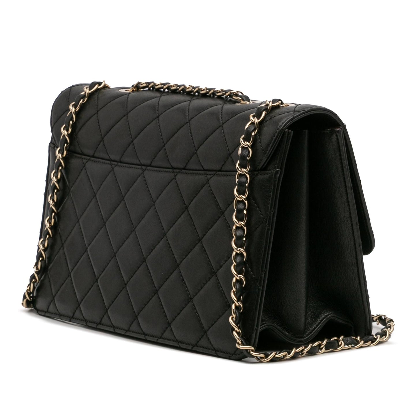 Chanel Large Sheepskin Beauty Lock Flap