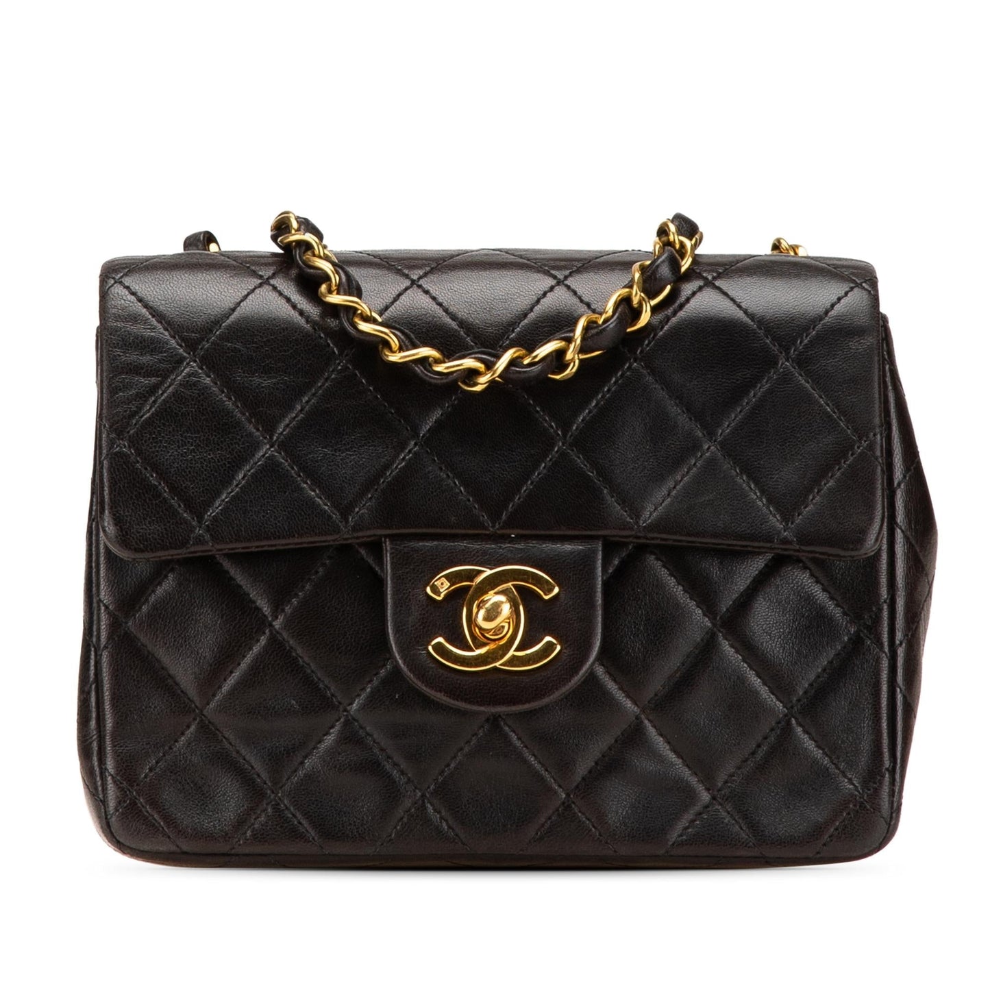 Chanel Mini Square Classic Lambskin Single Flap