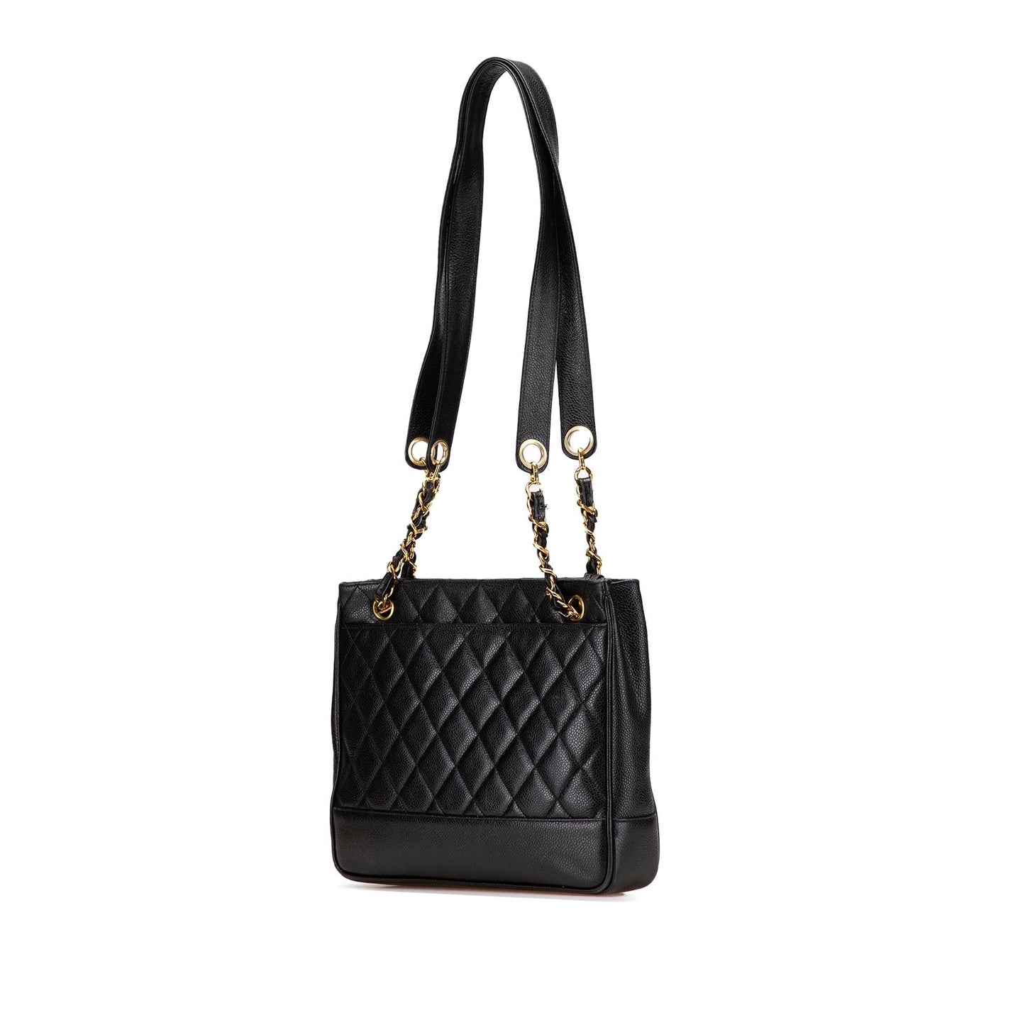 Chanel Quilted Caviar Chain Tote